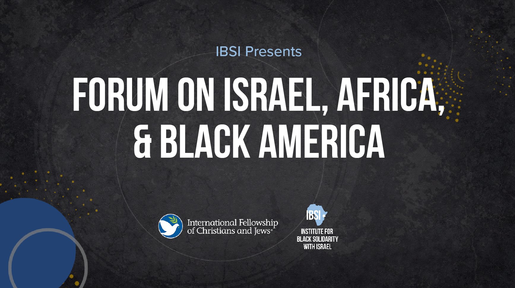 Forum on Israel, Africa, and Black America