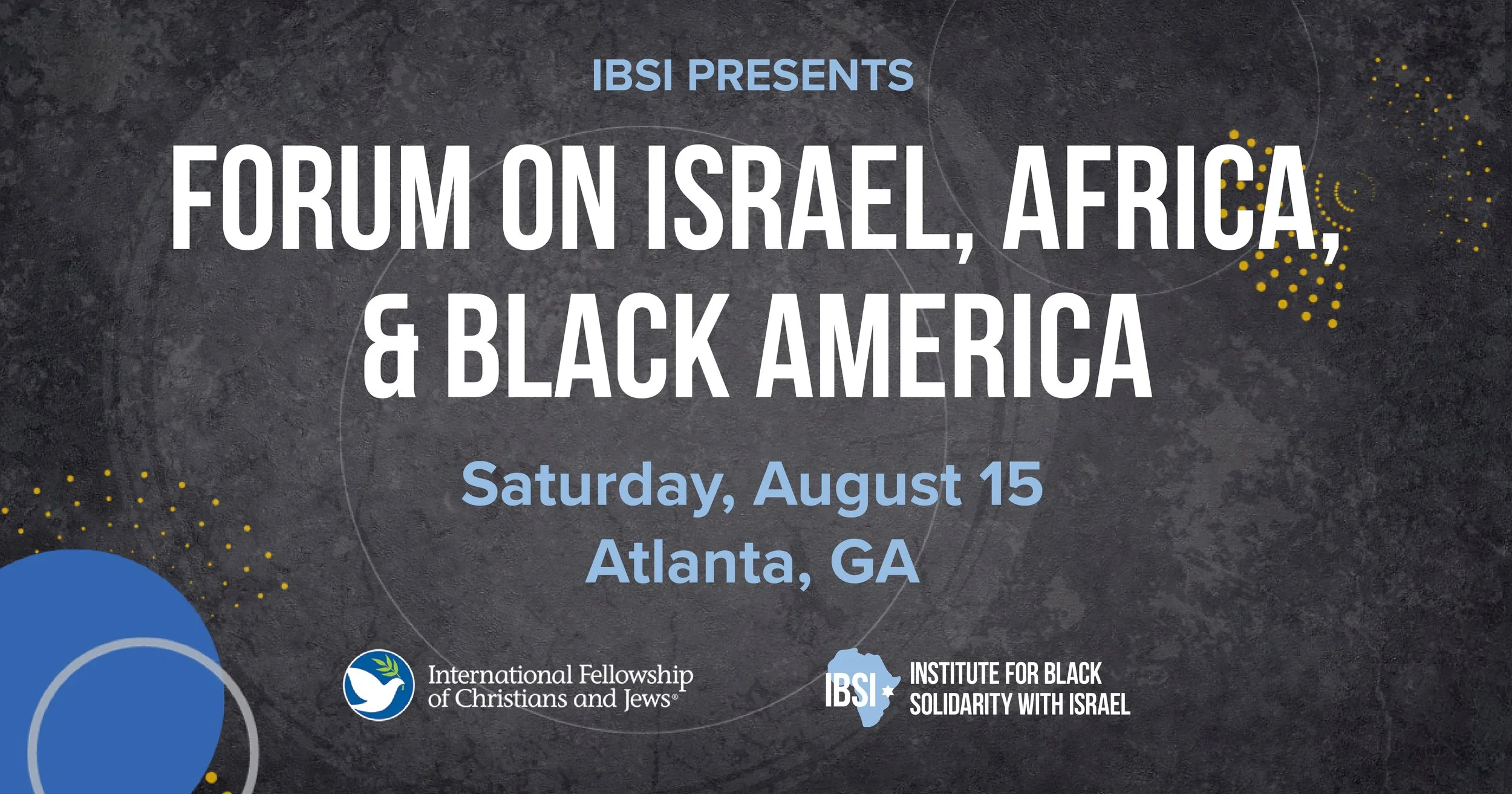 Atlanta Area - Forum on Israel, Africa, and Black America