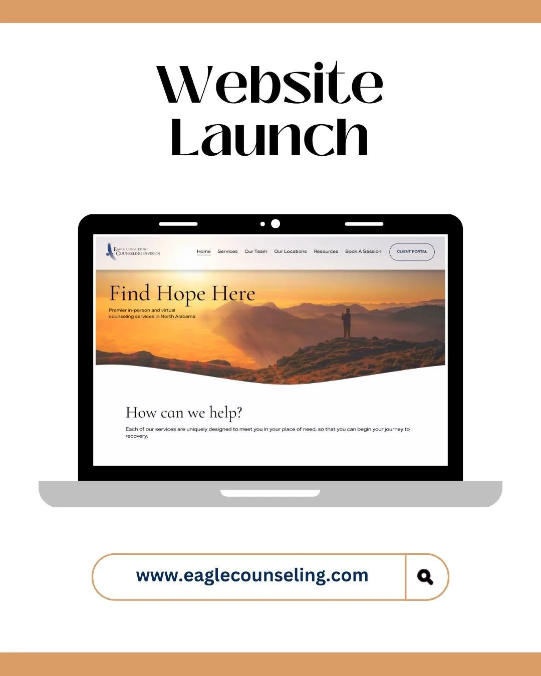 ✨ Our new website is live! ✨

Same heart behind what we do, now with a fresh look. At Eagle Counseling, we&rsquo;re here to meet you where you are with compassion, understanding, and kindness. 

Visit eaglecounseling.com to learn more or book a sessi