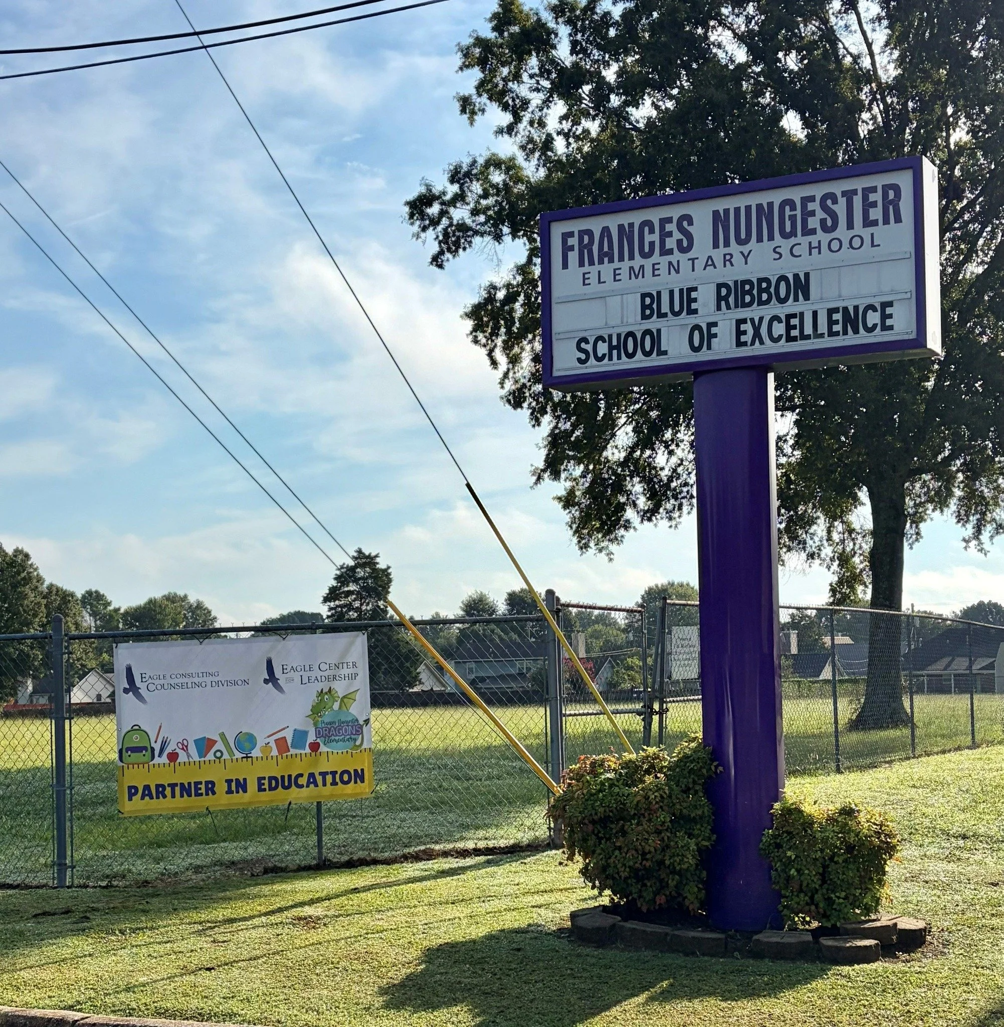 We&rsquo;re excited to see our banner proudly displayed at Frances Nungester Elementary School!

As a proud partner in education, we&rsquo;re grateful for the opportunity to support the students, staff, and families in our community. We believe that 