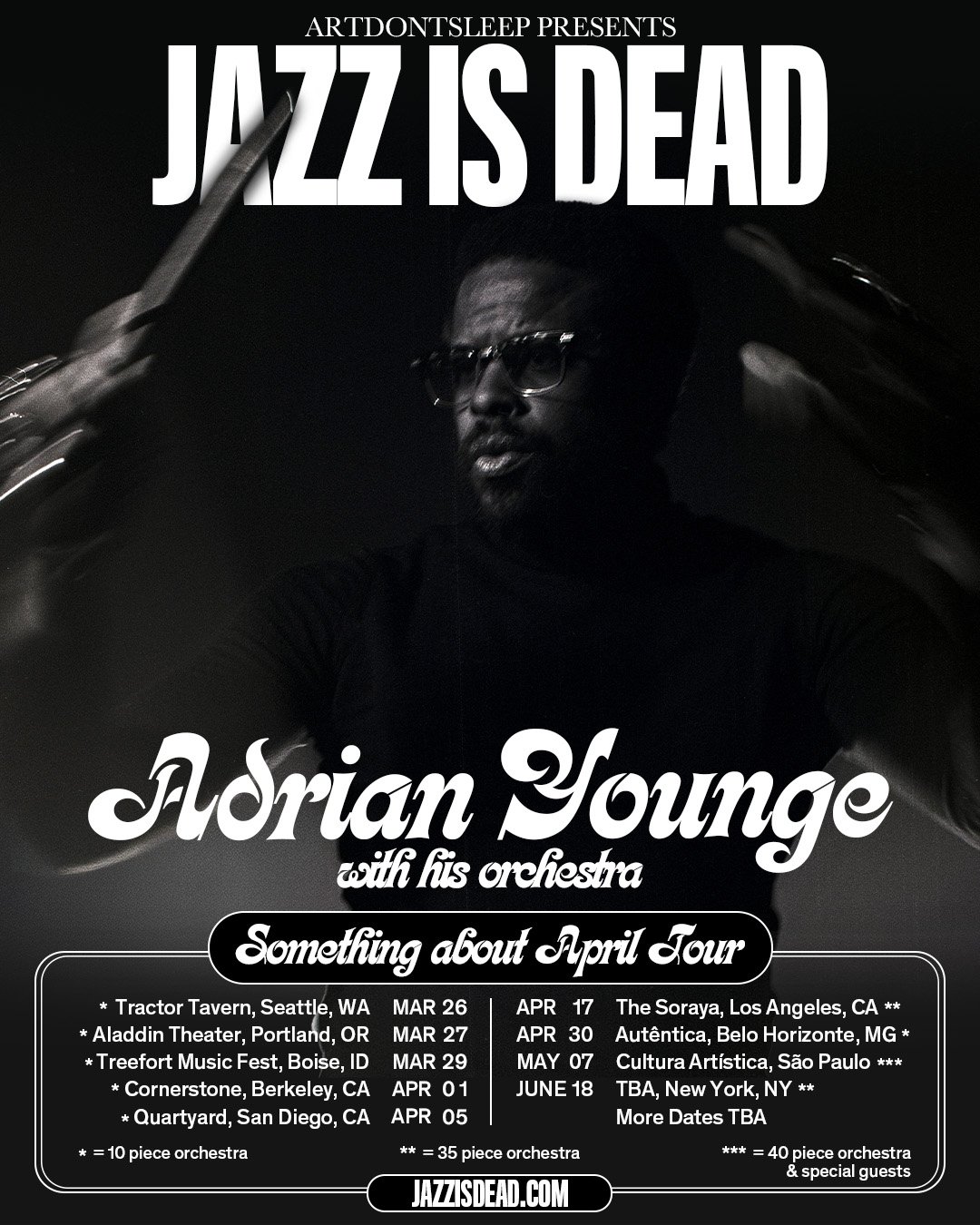 ADRIAN YOUNGE: SOMETHING ABOUT APRIL TOUR