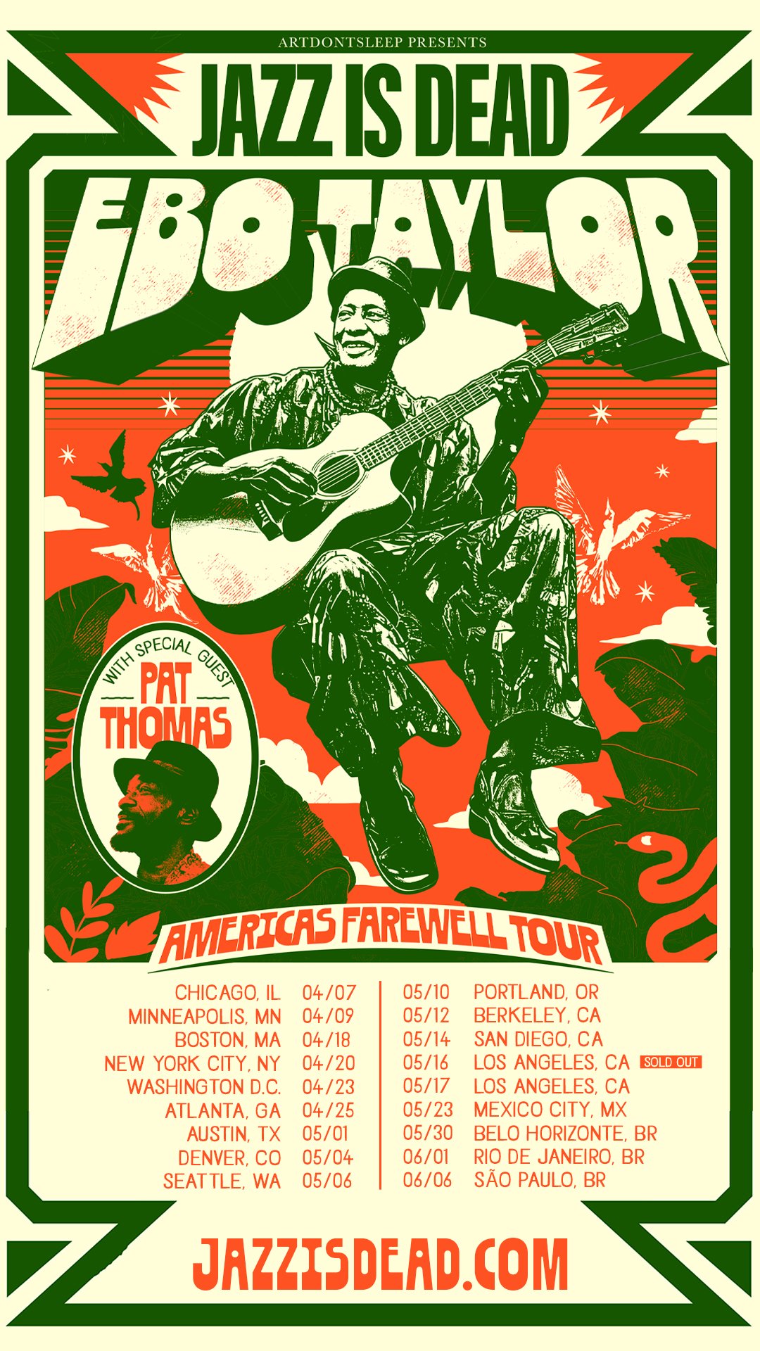 EBO TAYLOR FAREWELL TOUR