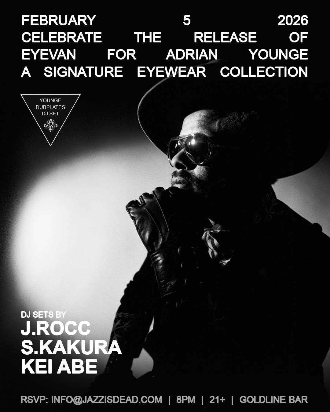 ADRIAN YOUNGE X EYEVAN: EYEWEAR RELEASE PARTY