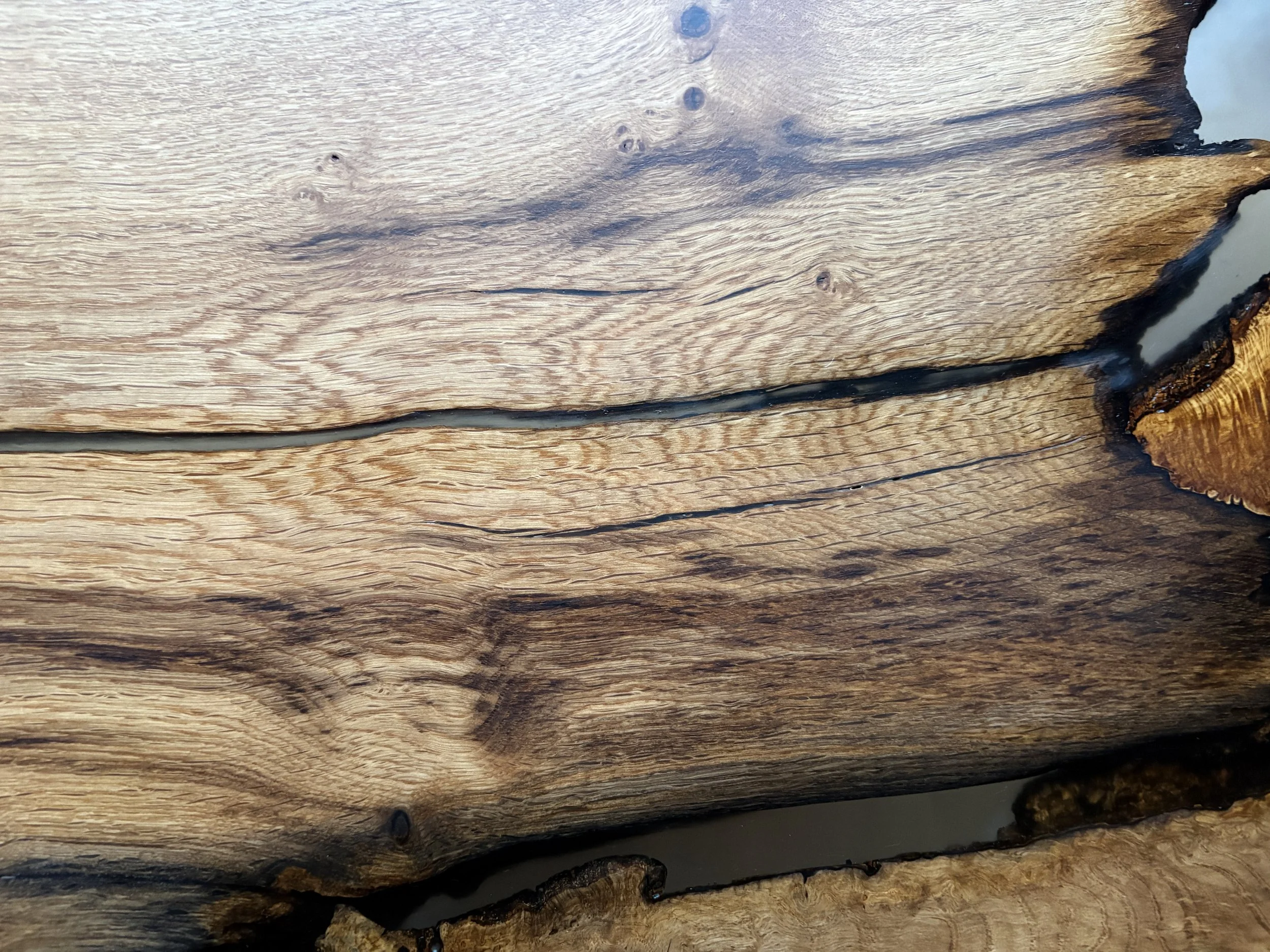 live edge dining table