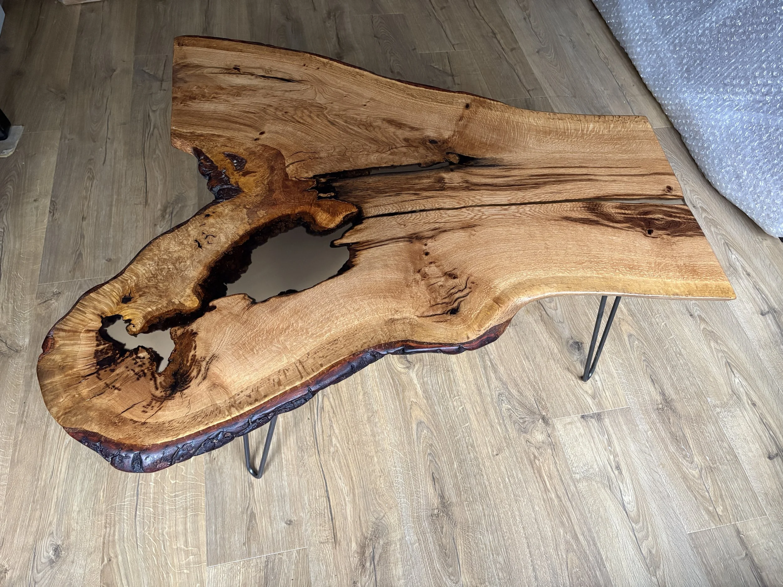oak coffee table