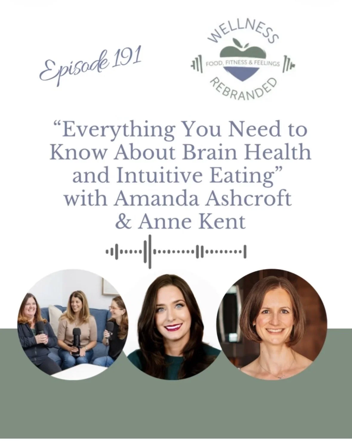 Everything You Need to Know About Brain Health and Intuitive Eating: How Food, Mood, and Supplements Really Work with Amanda Ashcroft &amp; Anne Kent / Ep 191