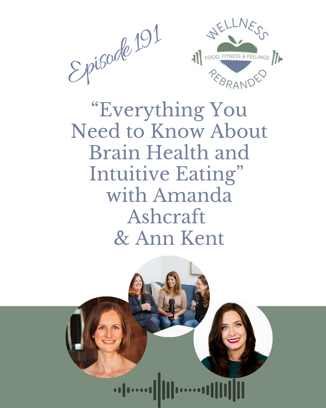Everything You Need to Know About Brain Health and Intuitive Eating: How Food, Mood, and Supplements Really Work with Amanda Ashcraft &amp; Ann Kent / Ep 191