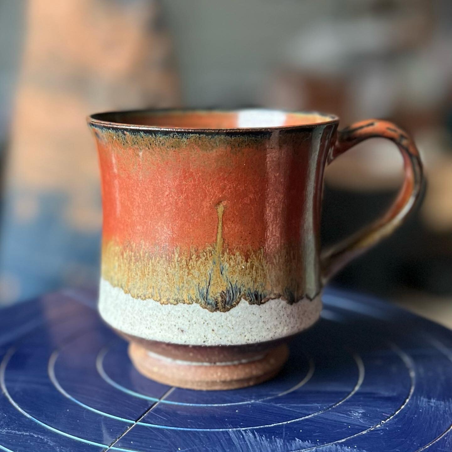 In this last test batch I picked a favorite mug, just for myself. I haven&rsquo;t done that in a while so it&rsquo;s pretty special, and I wanted to try the new specked matte on it. Suffice to say, it&rsquo;s a new favorite. 
.
.
.
#homepotterystudio