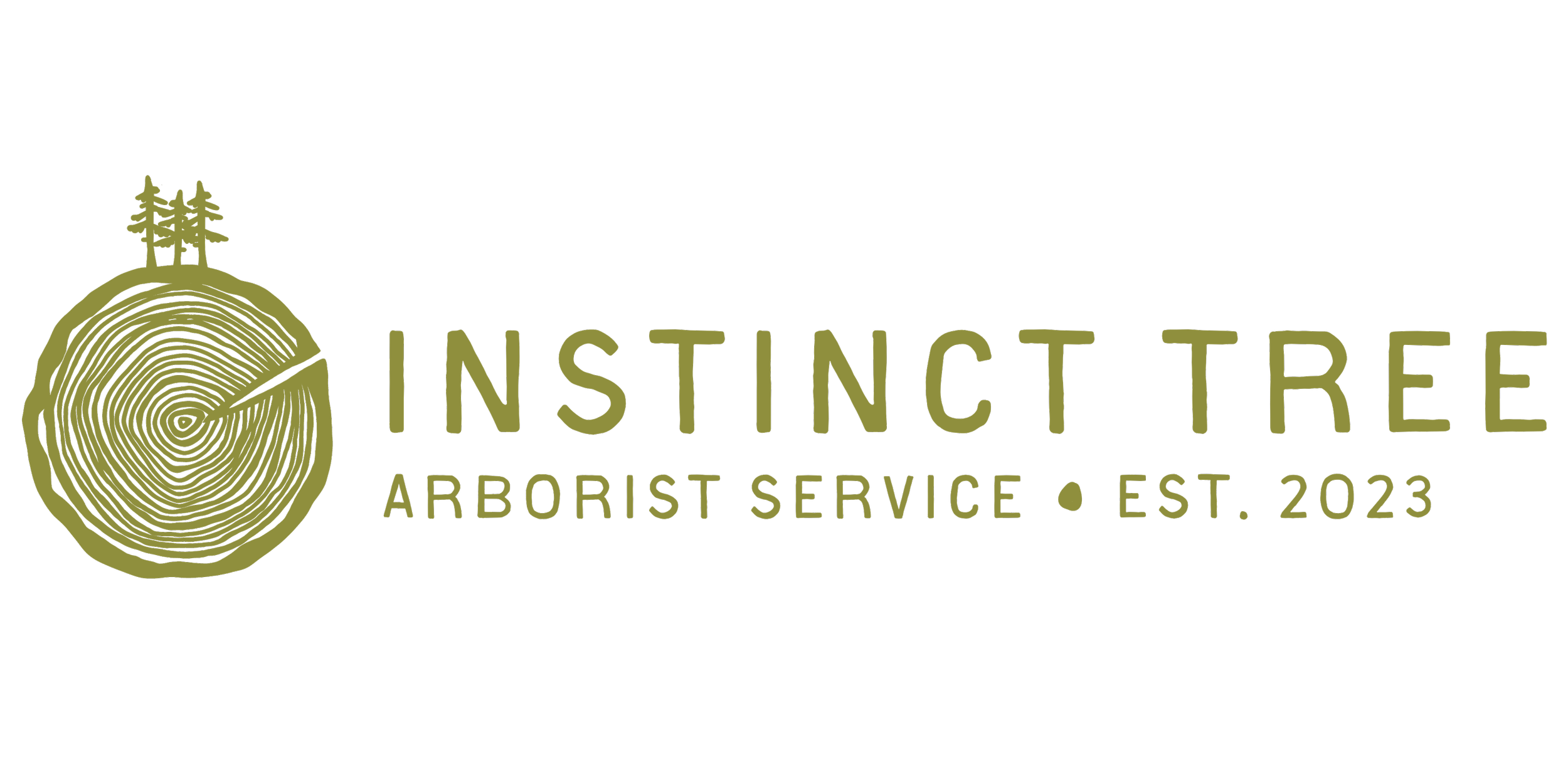 Hand-drawn logo for Instinct Tree Arborist Service