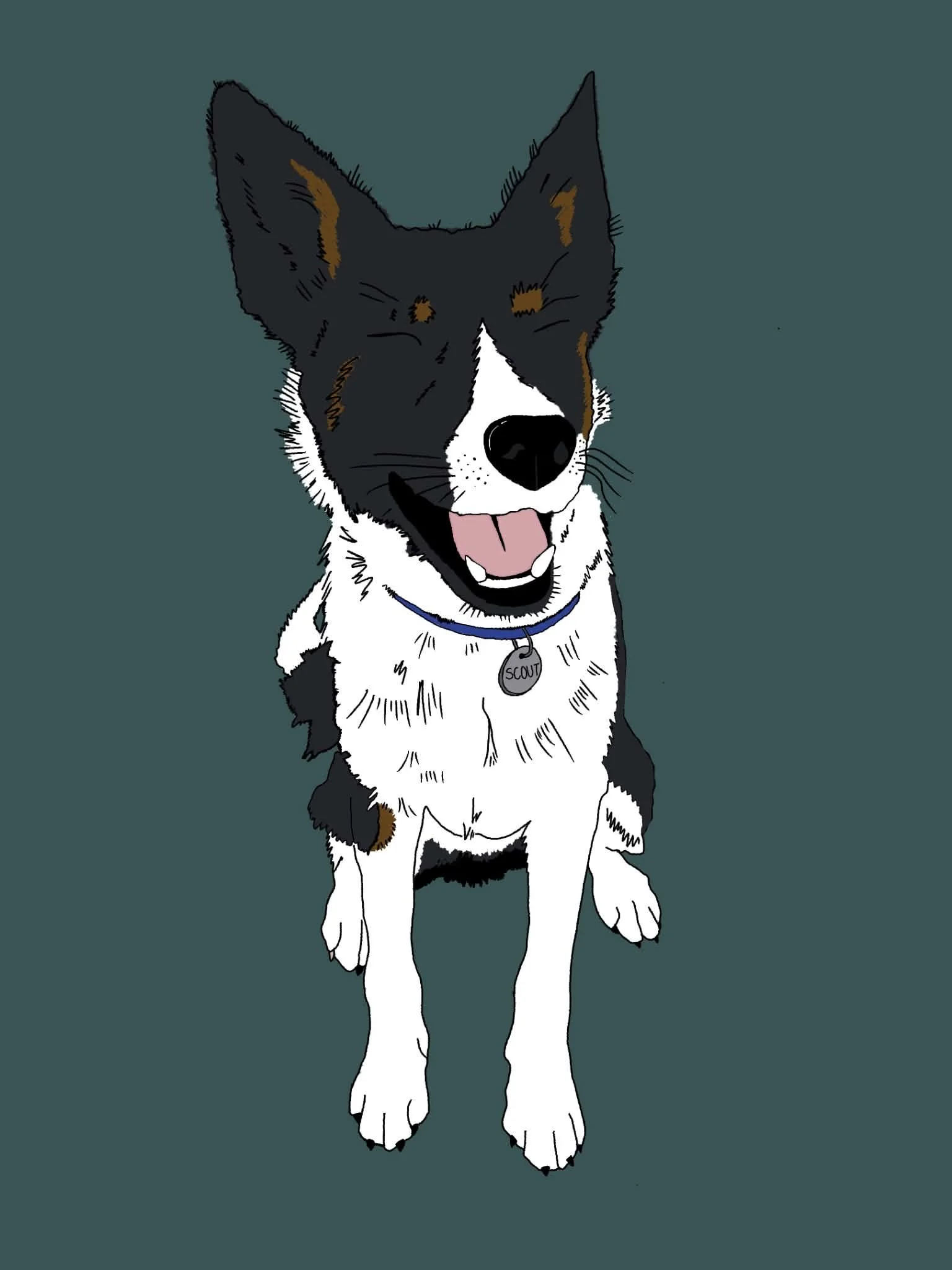 My pup, Scout