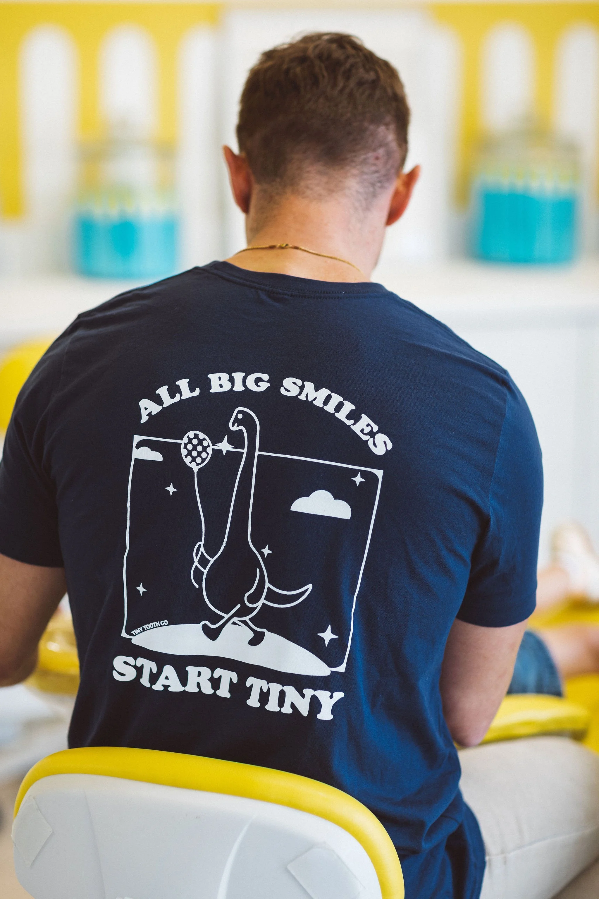 Tiny Tooth Co. Blue Dino Tee - Tiny Tooth Co.