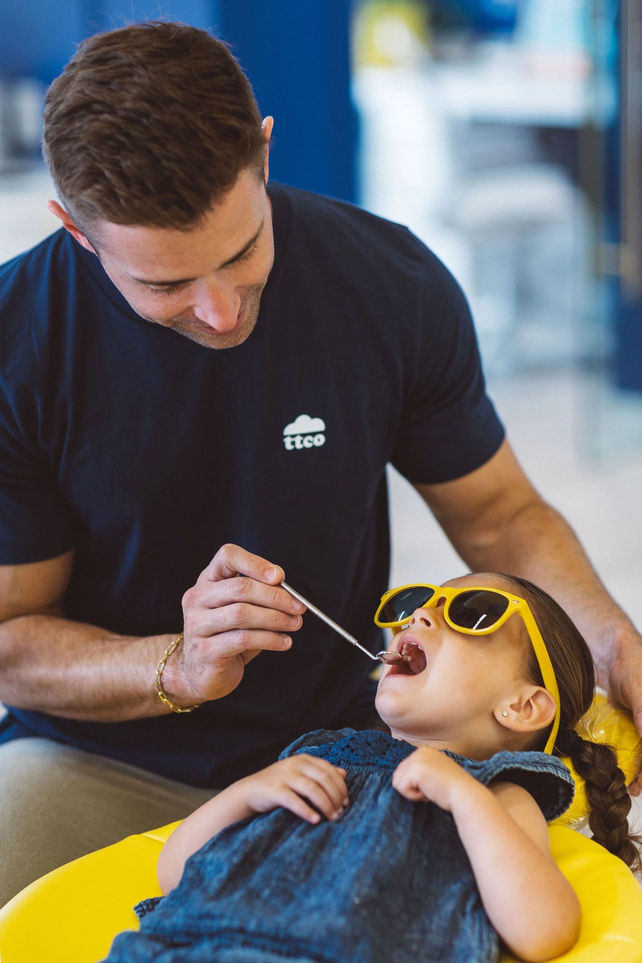 Tiny Tooth Co. Blue Dino Tee - Tiny Tooth Co.