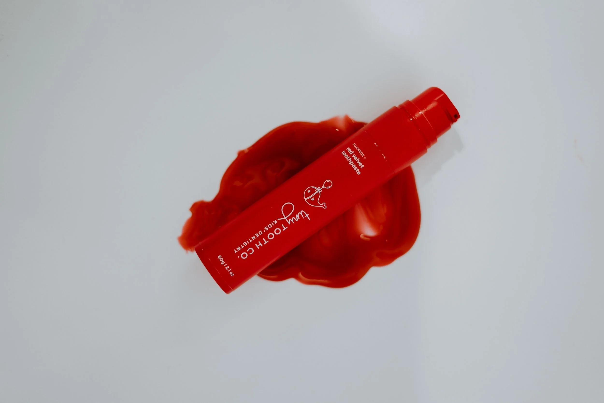 Red Velvet Flavor Fluoride Toothpaste - Tiny Tooth Co.