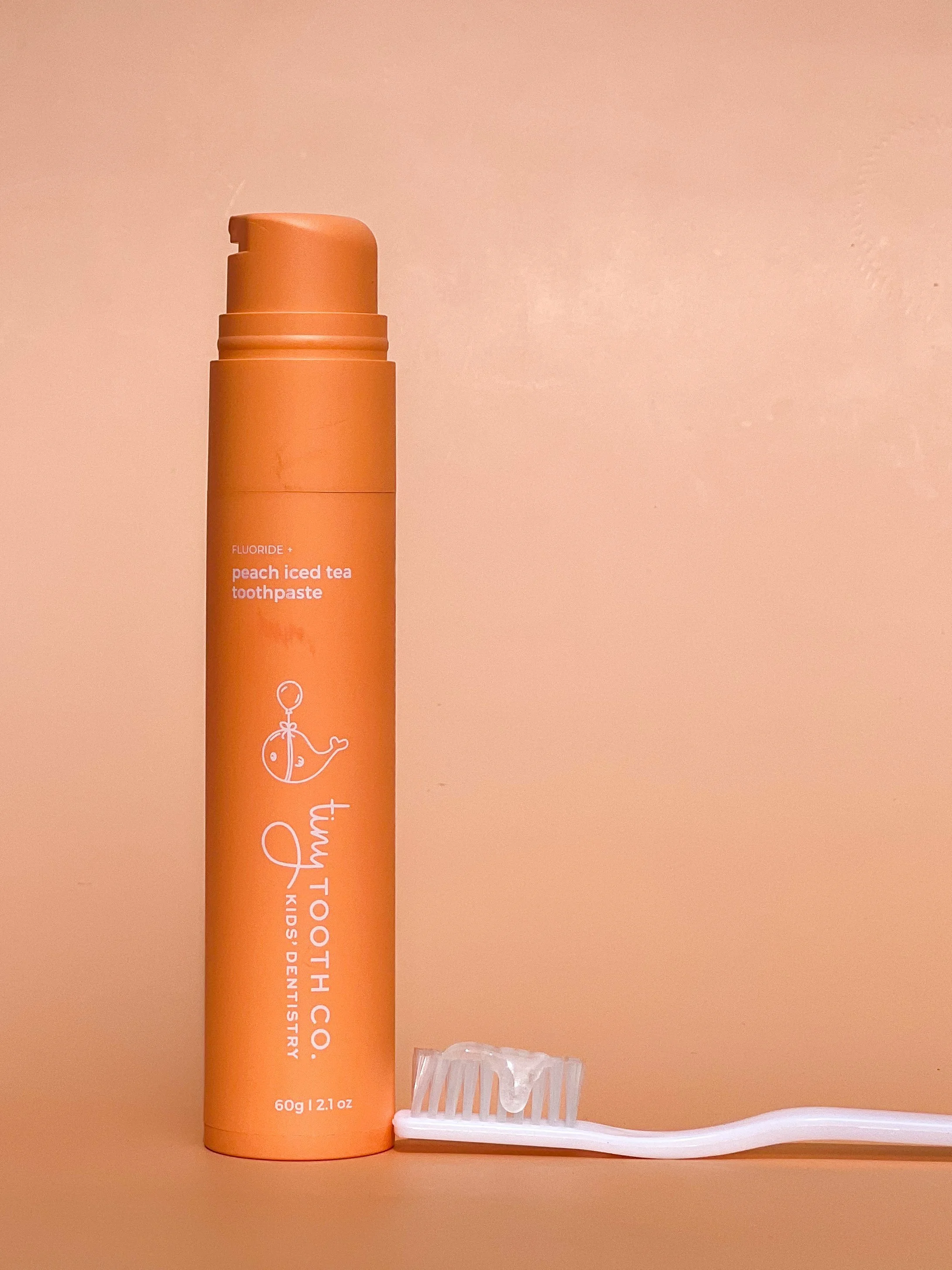 Peach Ice Tea Flavor Fluoride Toothpaste