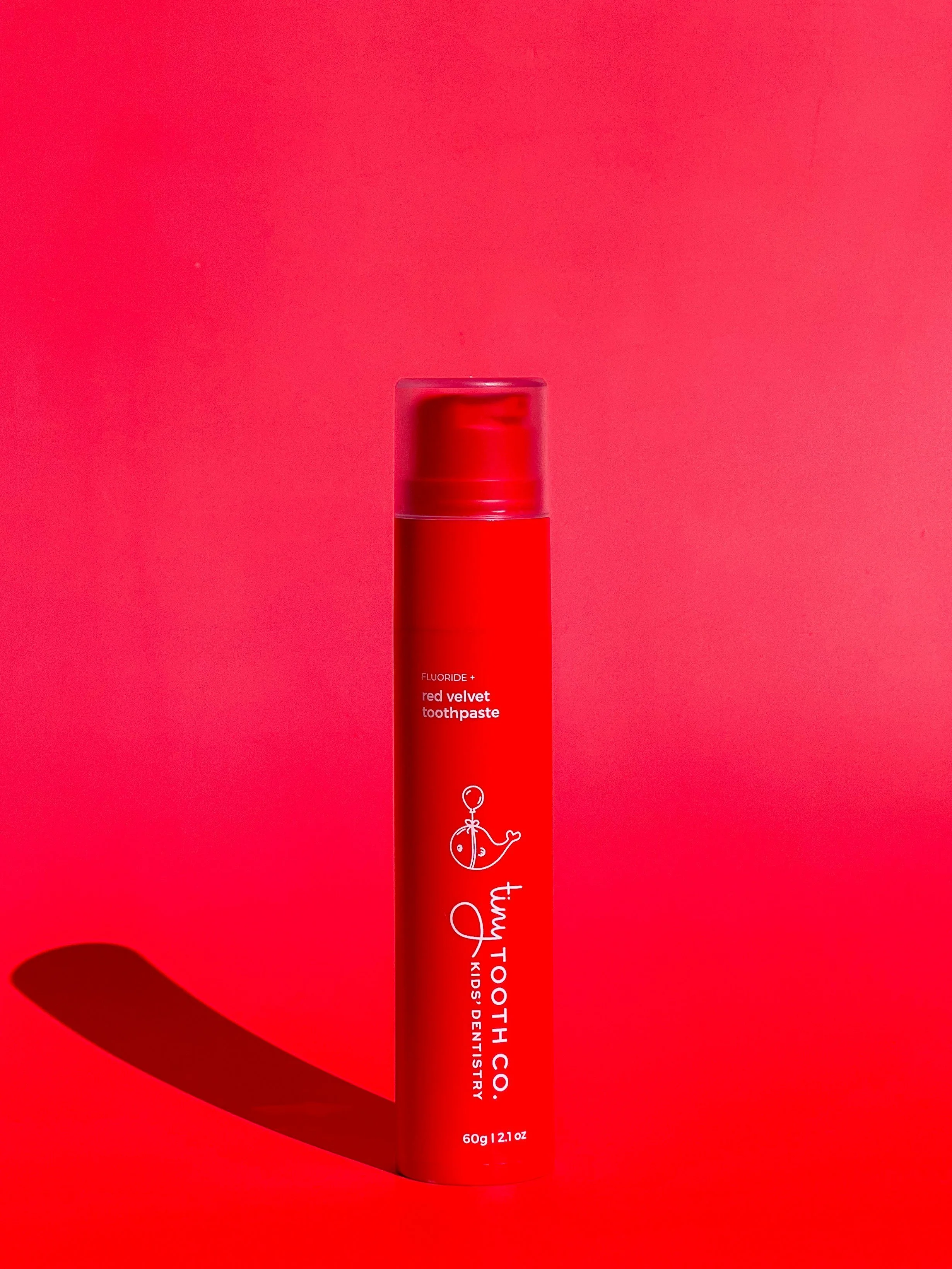 Red Velvet Flavor Fluoride Toothpaste