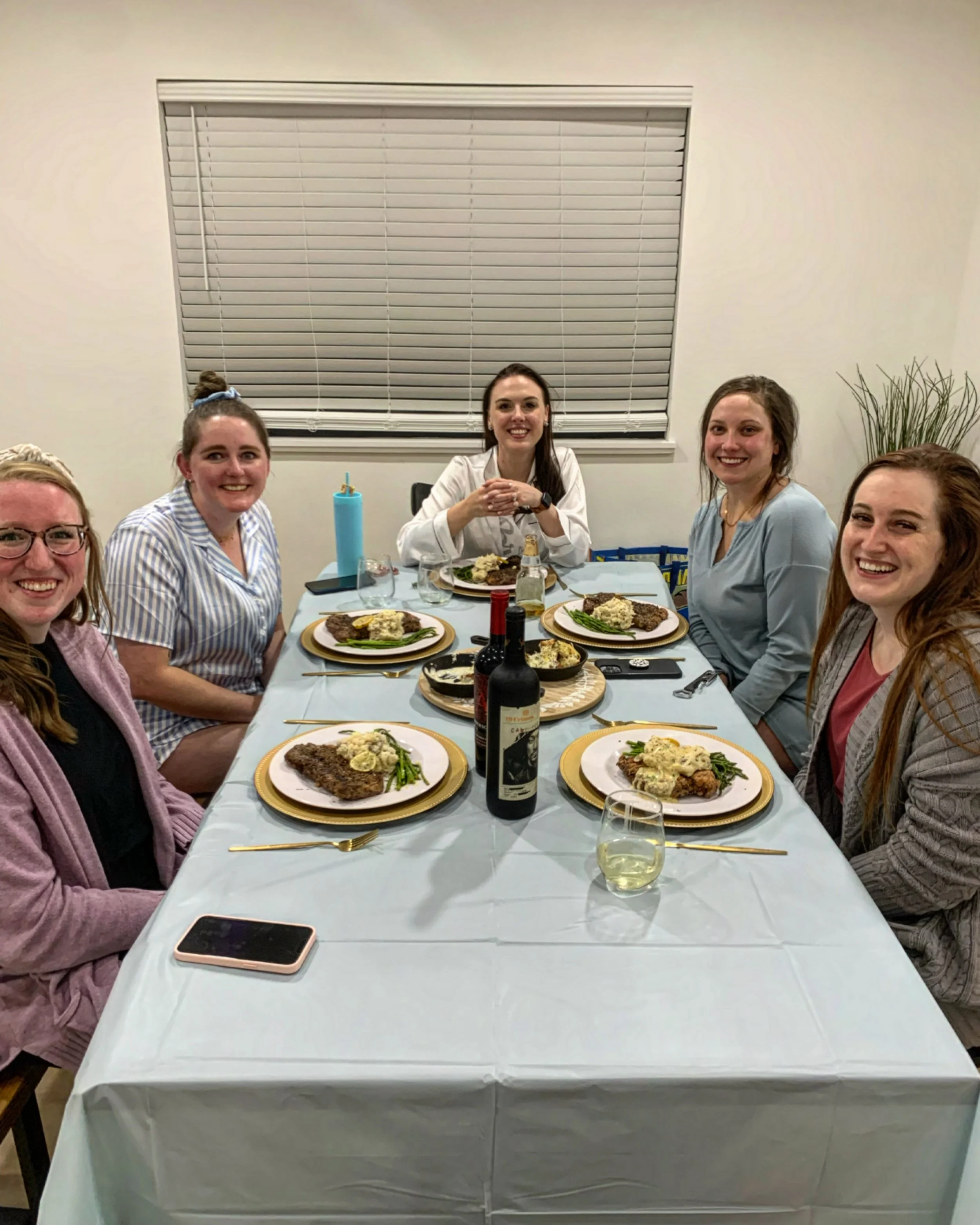 Bachelorette Party Dinner. Congratulations to the blushing Bride!