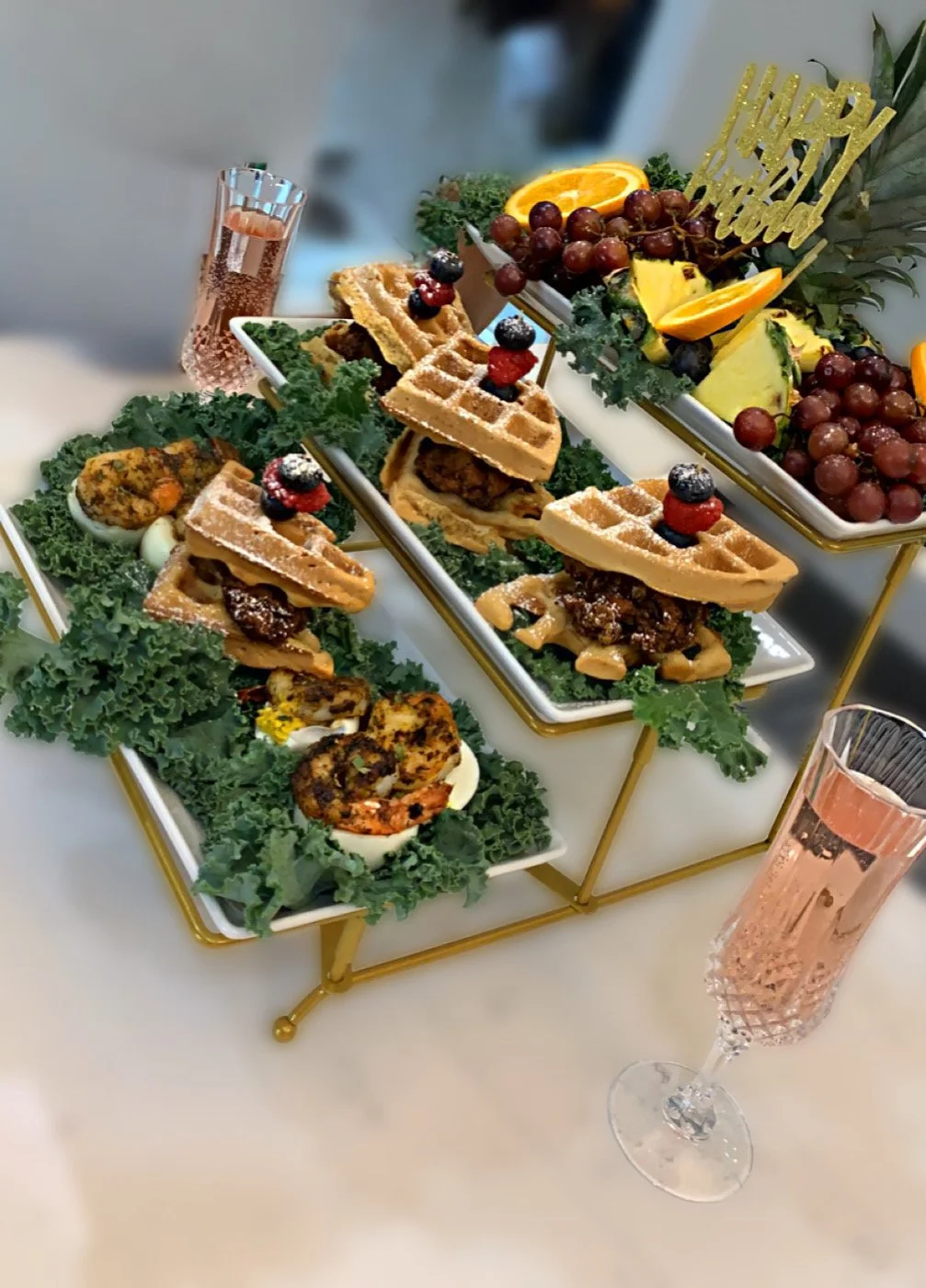 3-Teir Intimate Birthday Brunch 