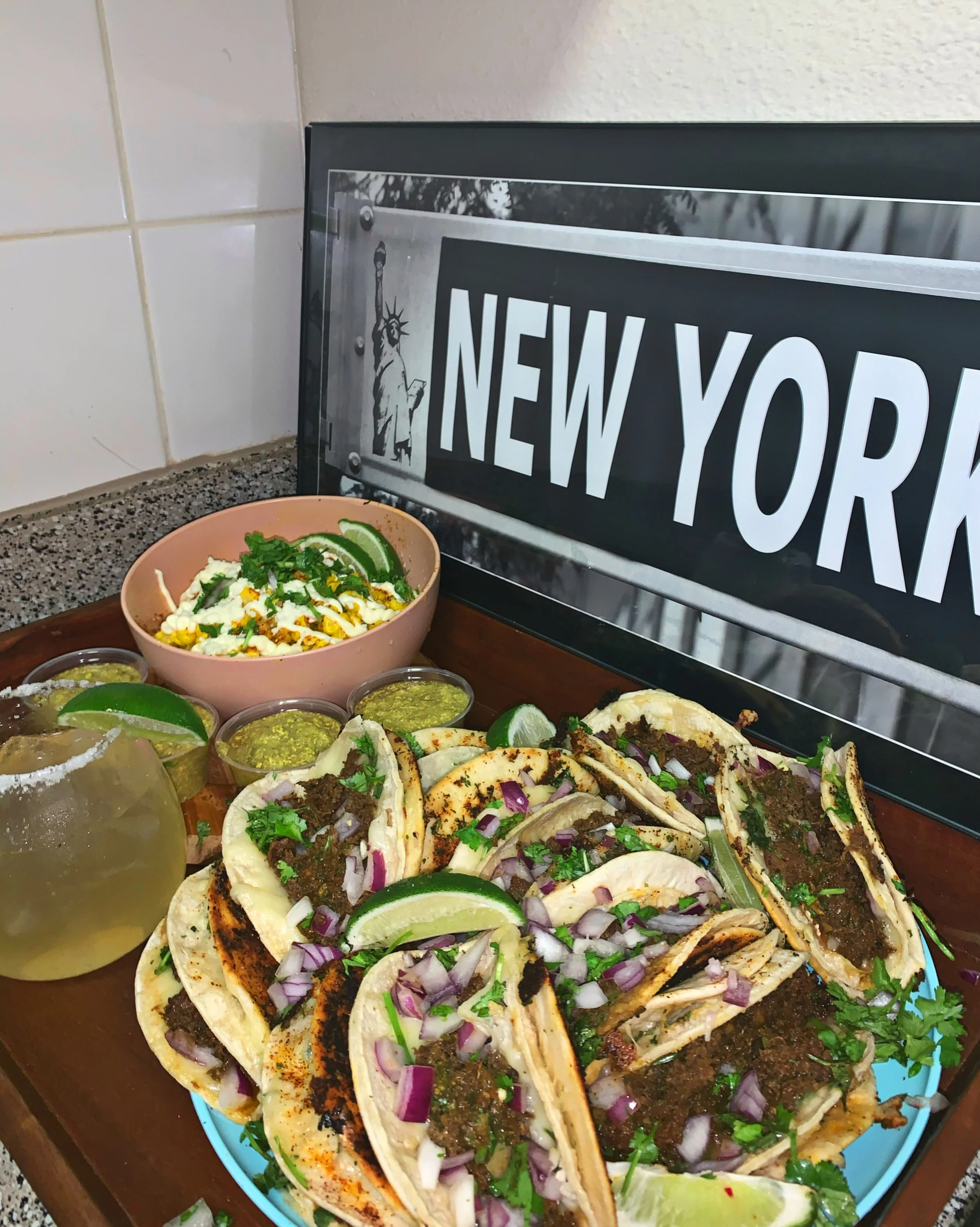 Shaved Steak Tacos and Elotes 