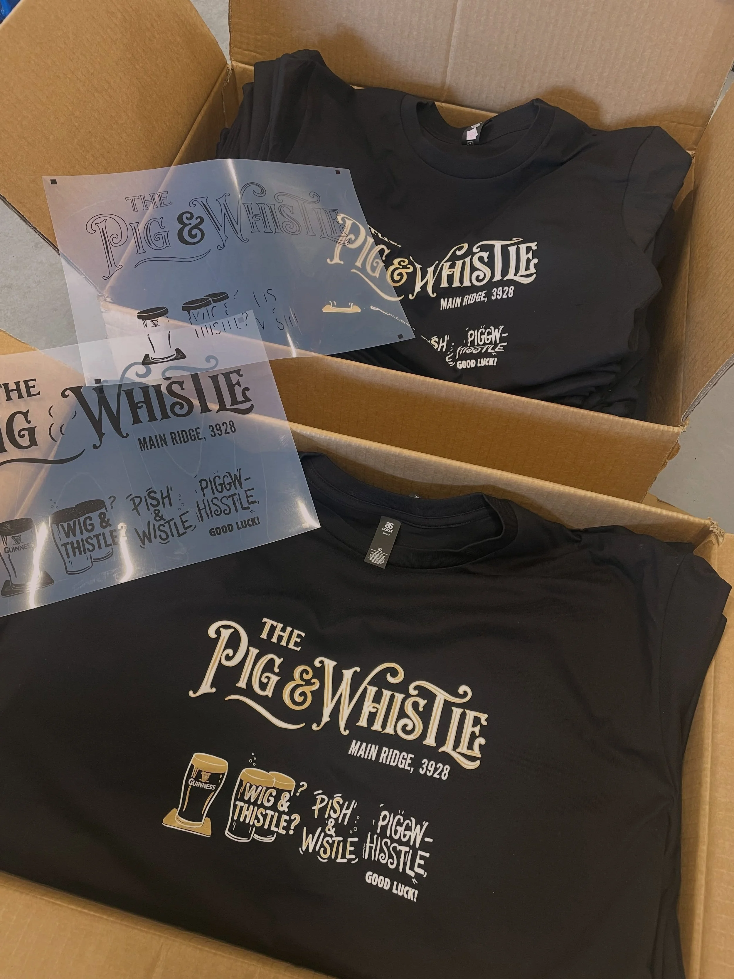 We ❤️ Screen printing. Merch drop @pigandwhistlemainridge3928 . Screen printing and embroidery on the Mornington Peninsula. #screenprinting #ascolour #morningtonpeninsula