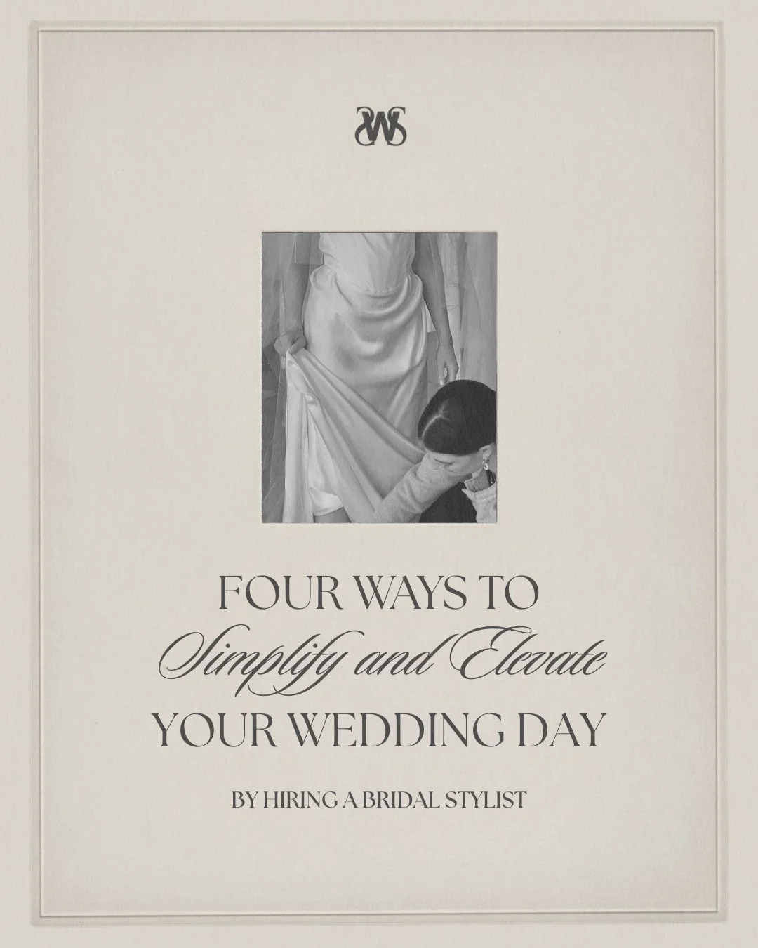 ⁠Is there something holding you back from working with a stylist for your wedding wardrobe? Swipe ➡️ to see a few of the key benefits of working with a SWS bridal stylist 🤍⁠
⁠
Still not sure about working with a stylist yet? Send me a DM with your q