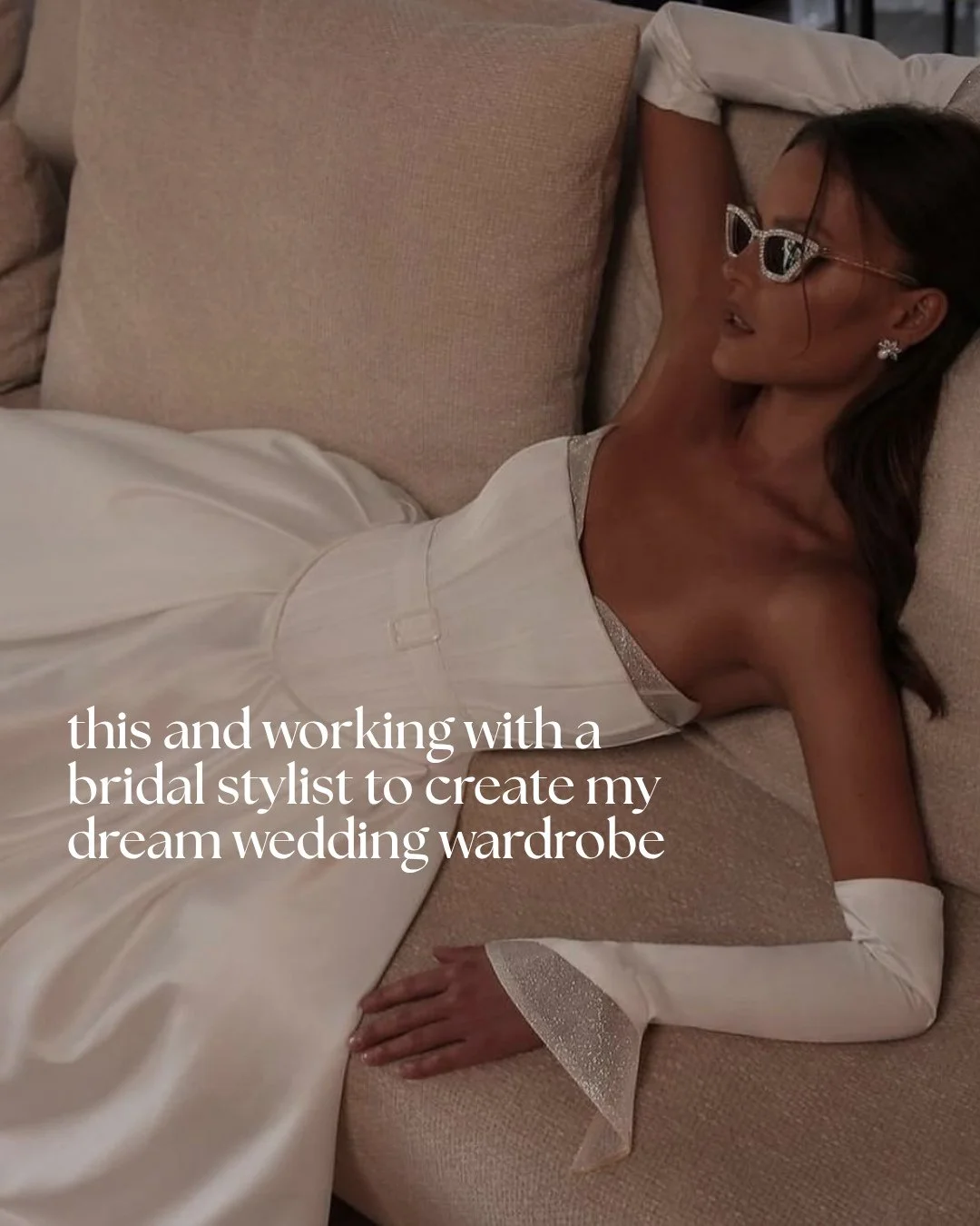 When you work with a bridal stylist and it makes everything you were stressed about disappear 🪄
 🌬️POOF✨️GONE