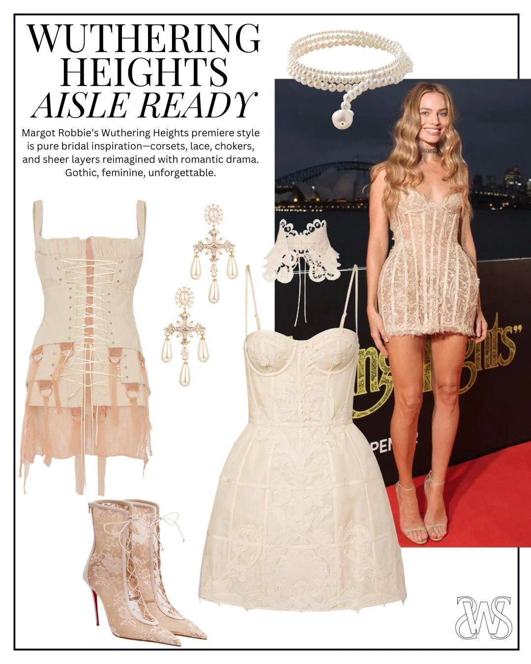 Taking inspiration from the red carpet straight to the aisle ✨⁠
⁠
Margot Robbie&rsquo;s Wuthering Heights press tour has delivered a fresh wave of iconic bridal inspiration for the year ahead 💍 Pops of red, oversized jewels, and statement accessorie