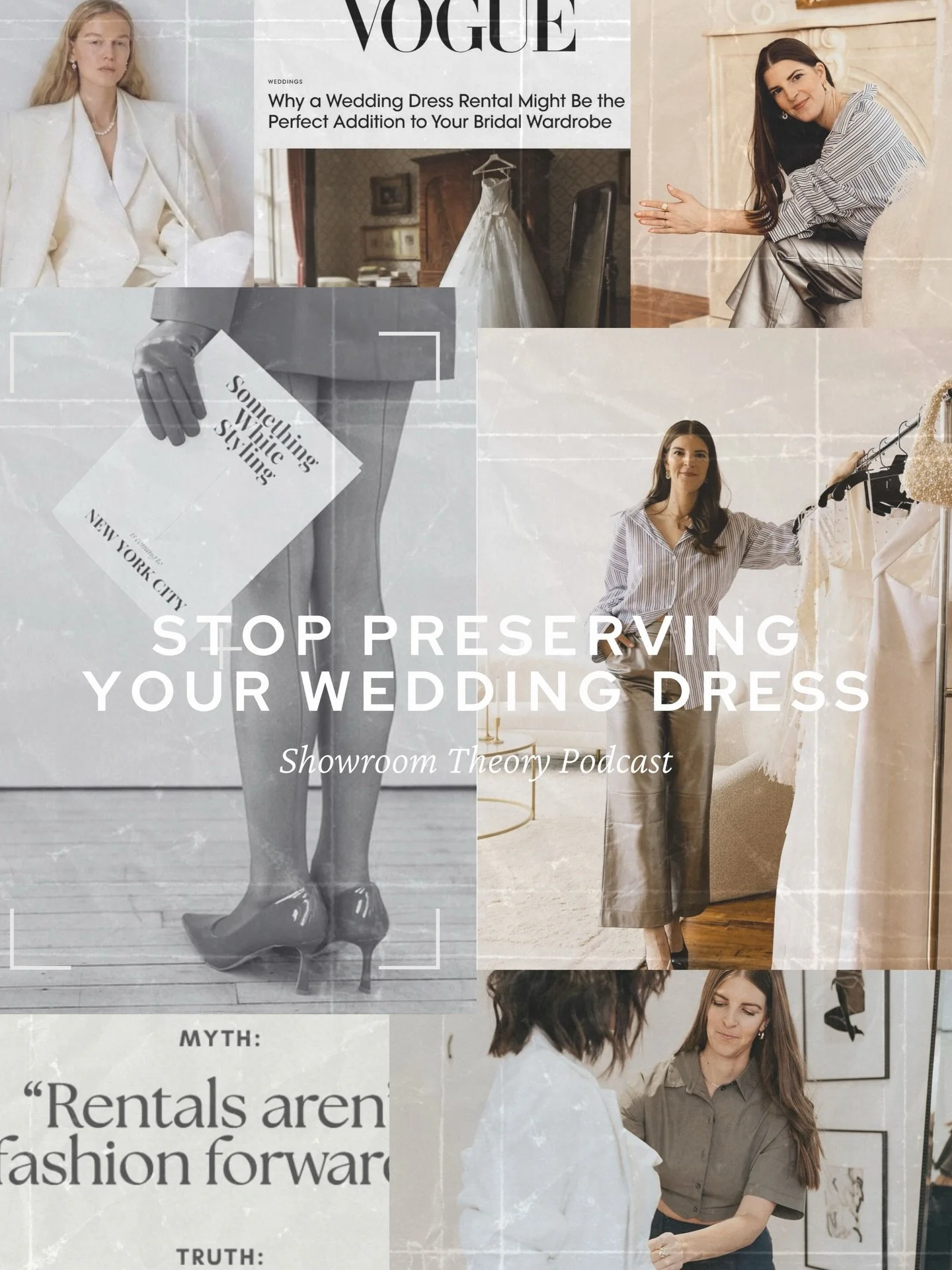 In conversation with @showroom.theory🎙️✨ going live today! 

Listen in to hear us discuss the circulation of luxury goods in the bridal industry, rental platforms, archives, and fashion collectors 😇🎧