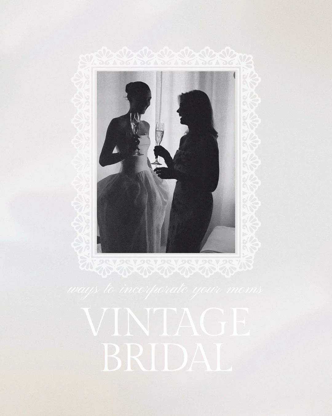 Happy Mother&rsquo;s Day 💞💐⁠
⁠
A little something old, a little something hers. From reworking lace details to wearing her veil or incorporating her pearls, there are so many ways to weave your mom&rsquo;s bridal style into your own.⁠
⁠
Because no 