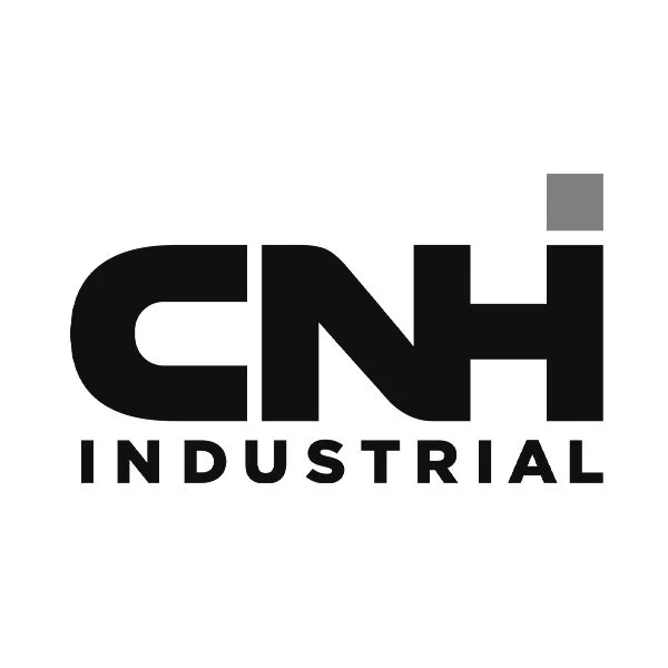 Logo of CNH Industrial in black and gray.