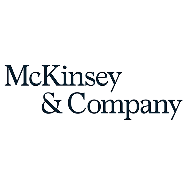 McKinsey & Company logo in black text on a white background.