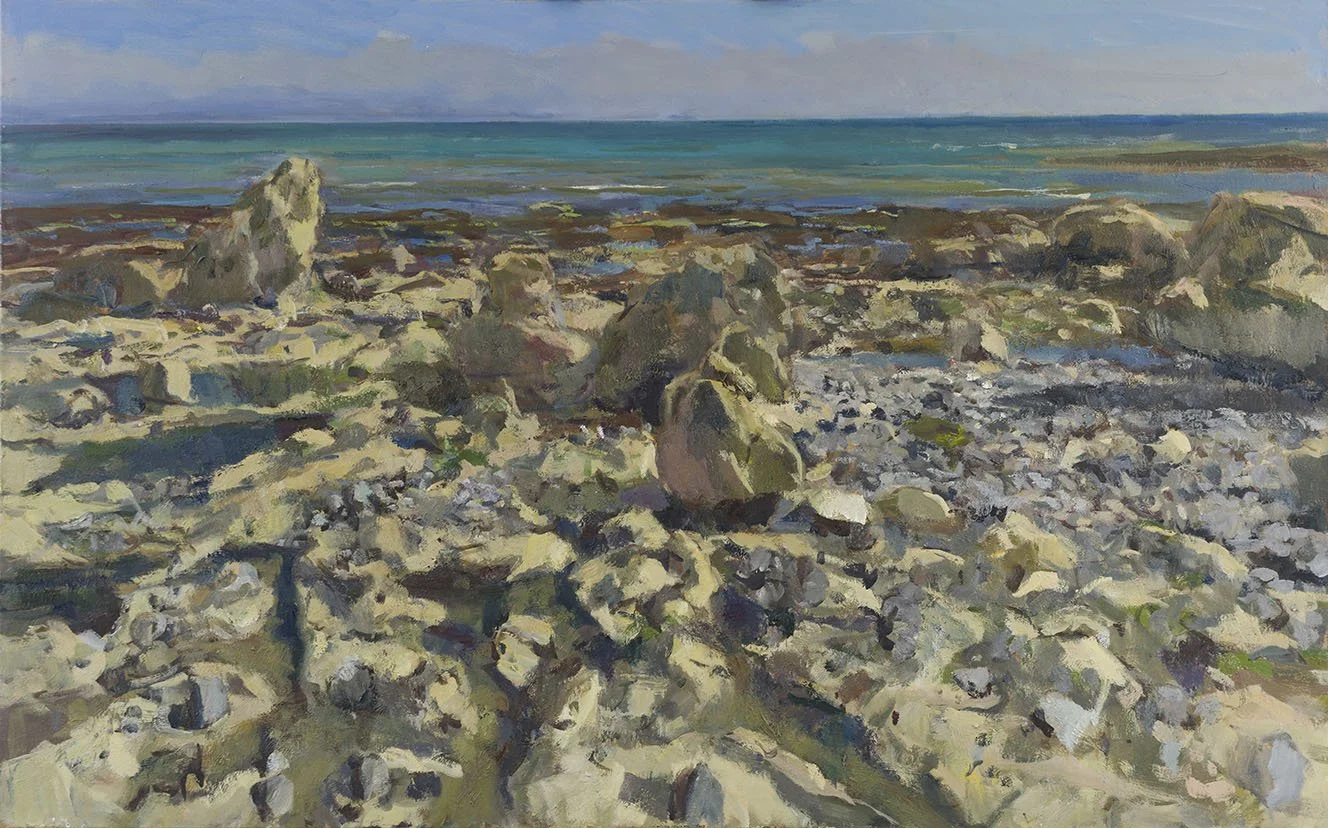 Rockpools in Spring - Oil on Canvas 30 x 48"