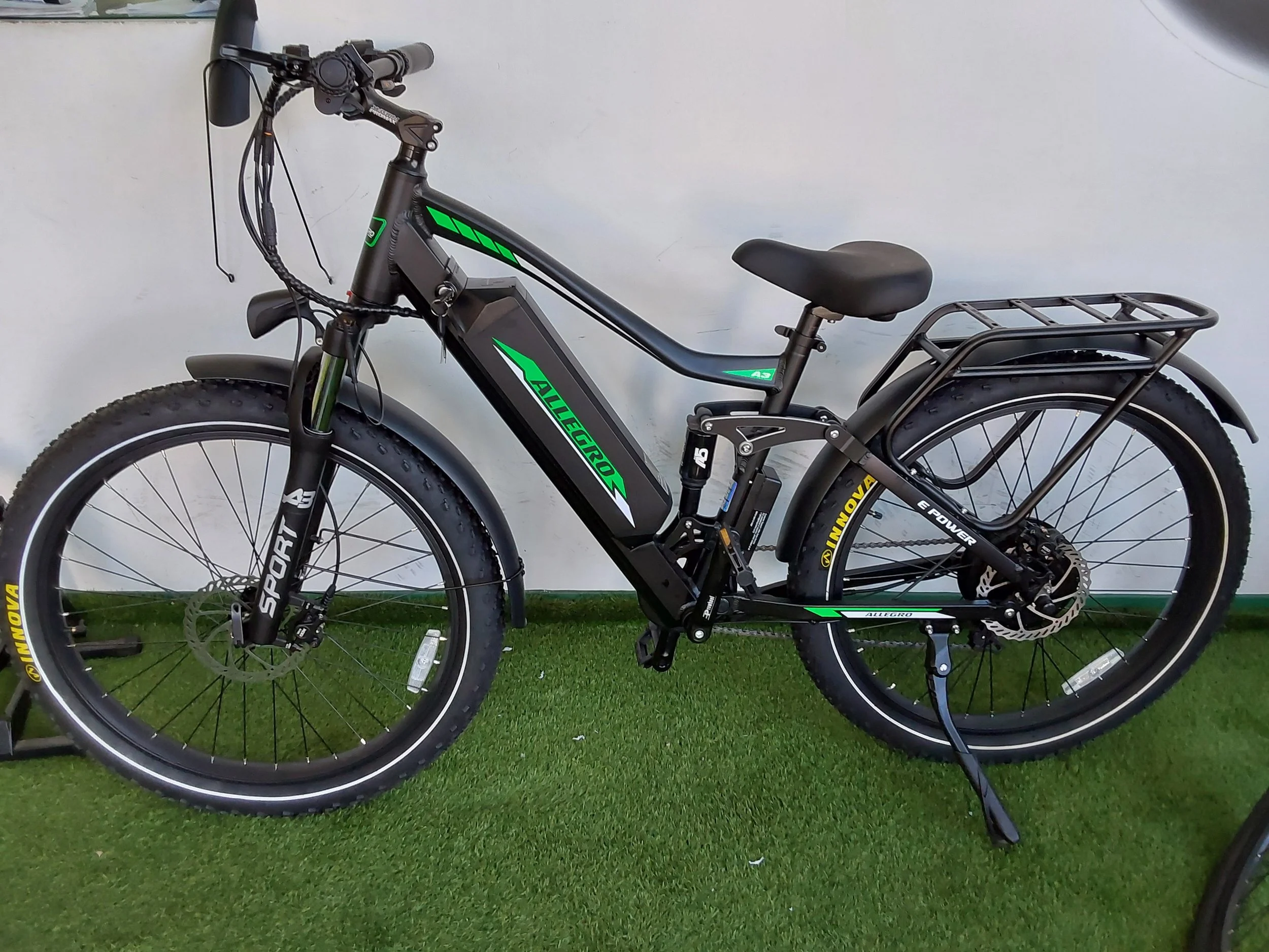 allegro black A3 sport mountain E bike