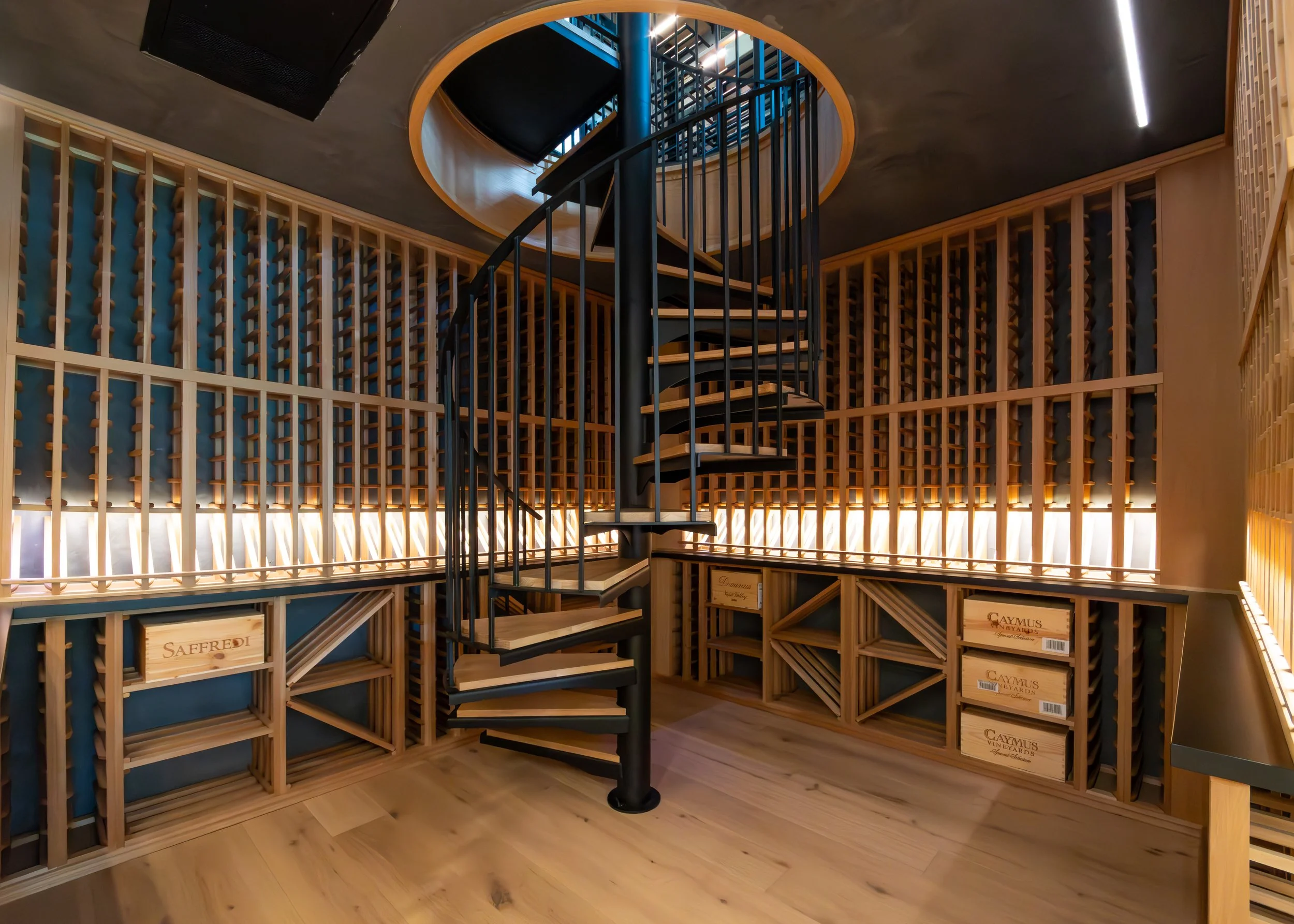 Lakeview Haven wine cellar