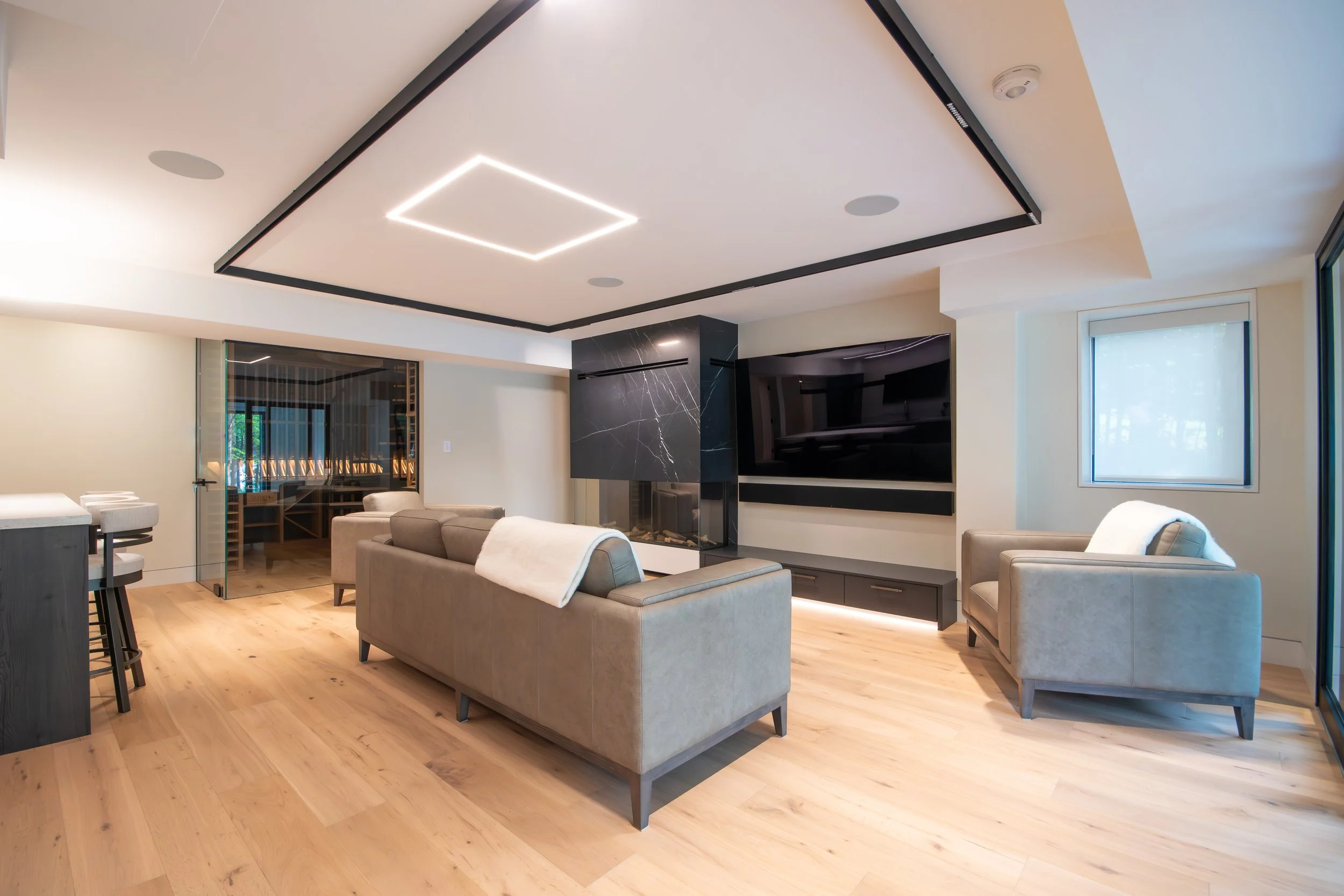 Lakeview Haven Lower living room