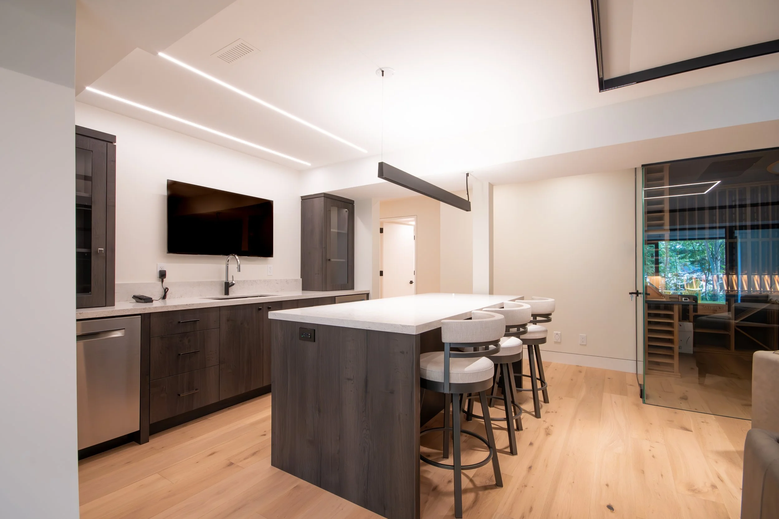 Lakeview Haven Basement Kitchen