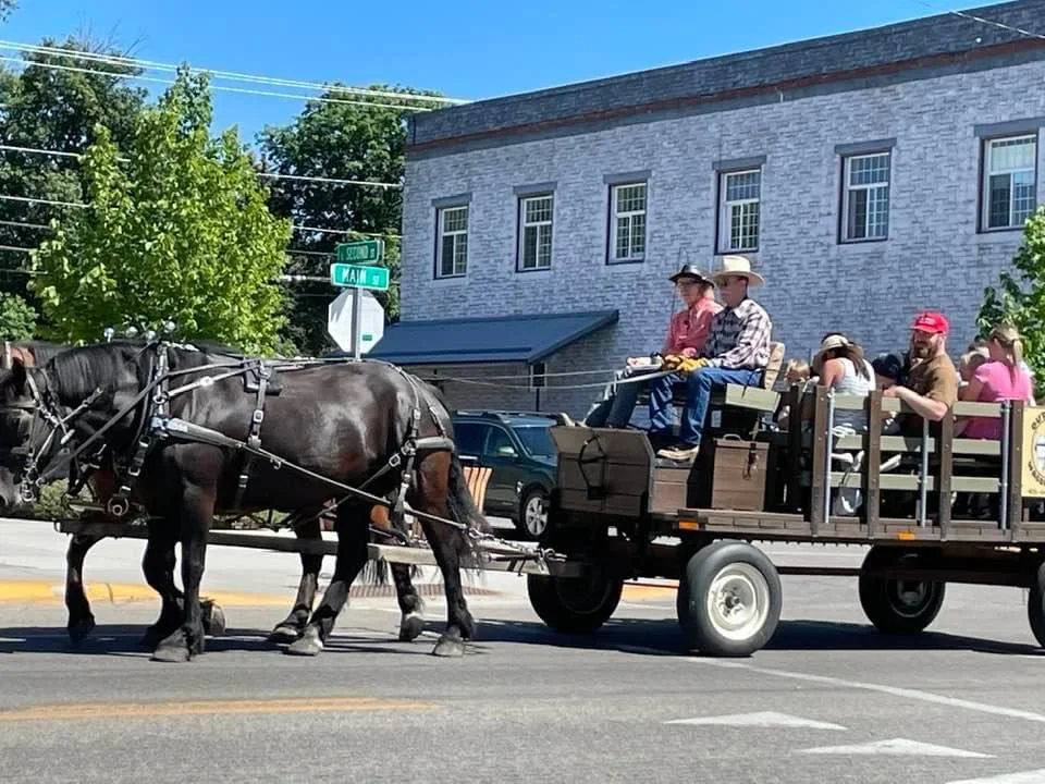 Annual Creamery Picnic Celebration Wagon Rides