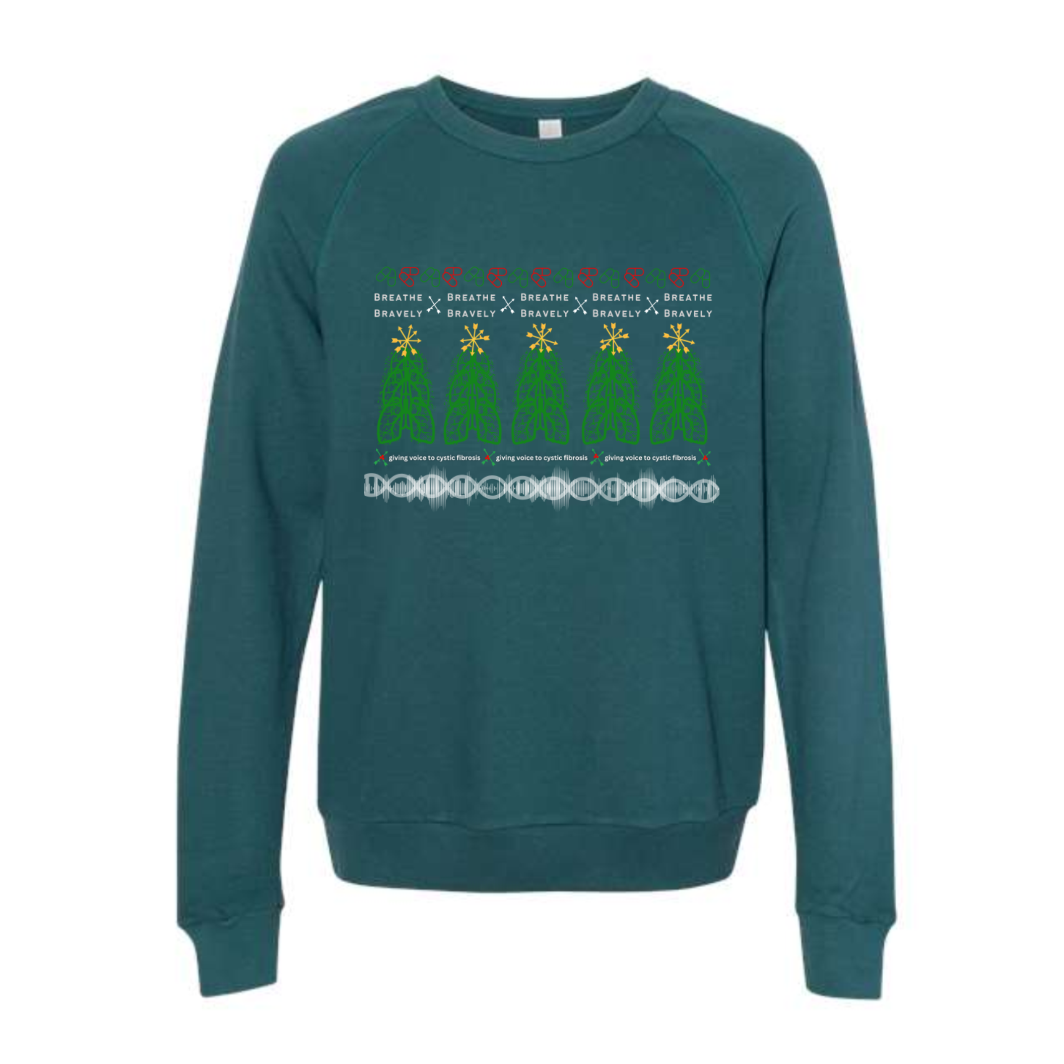 "Holiday" Breathe Bravely Sweatshirt