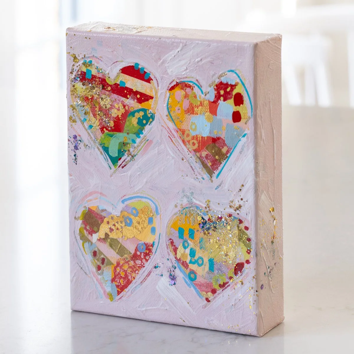 More Love No. 8 - Original Acrylic Mixed Media Painting