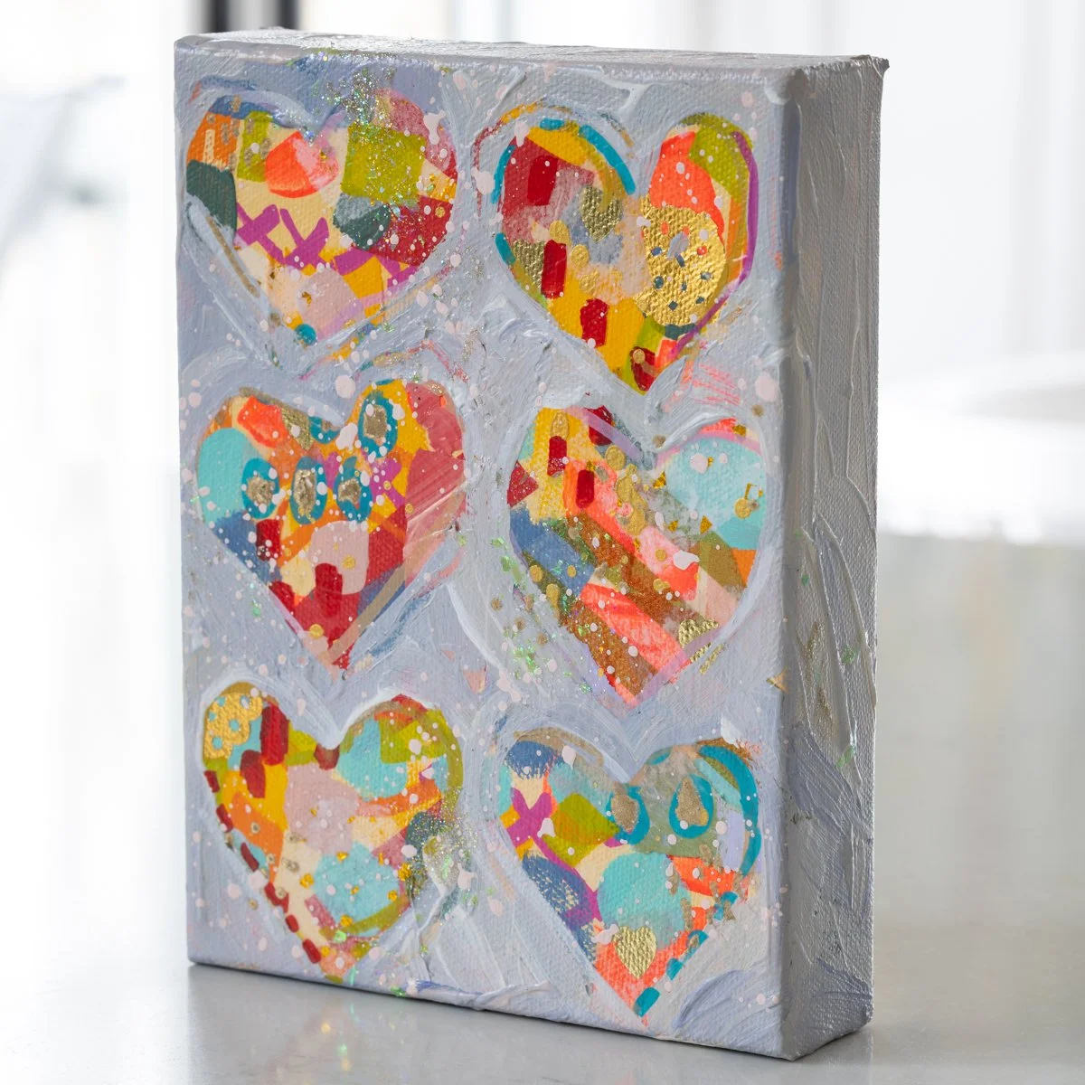 More Love No. 6 - Original Acrylic Mixed Media Painting