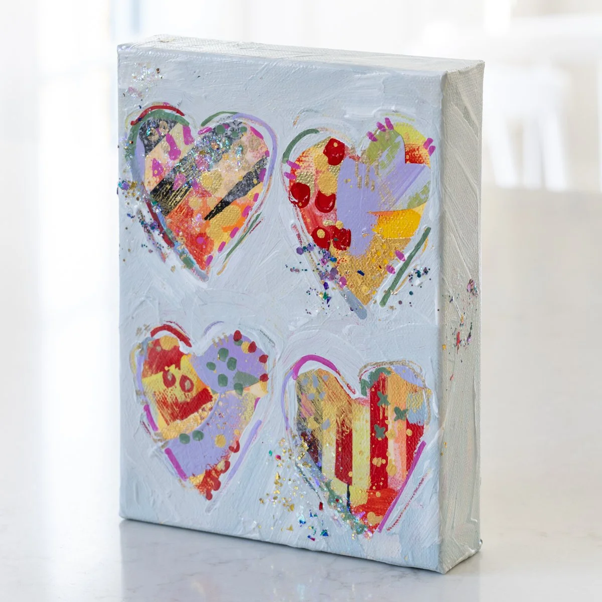 More Love No. 10 - Original Acrylic Mixed Media Painting