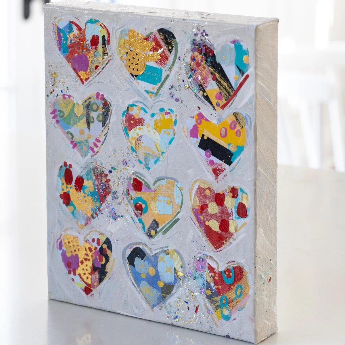 More Love No. 9 - Original Acrylic Mixed Media Painting