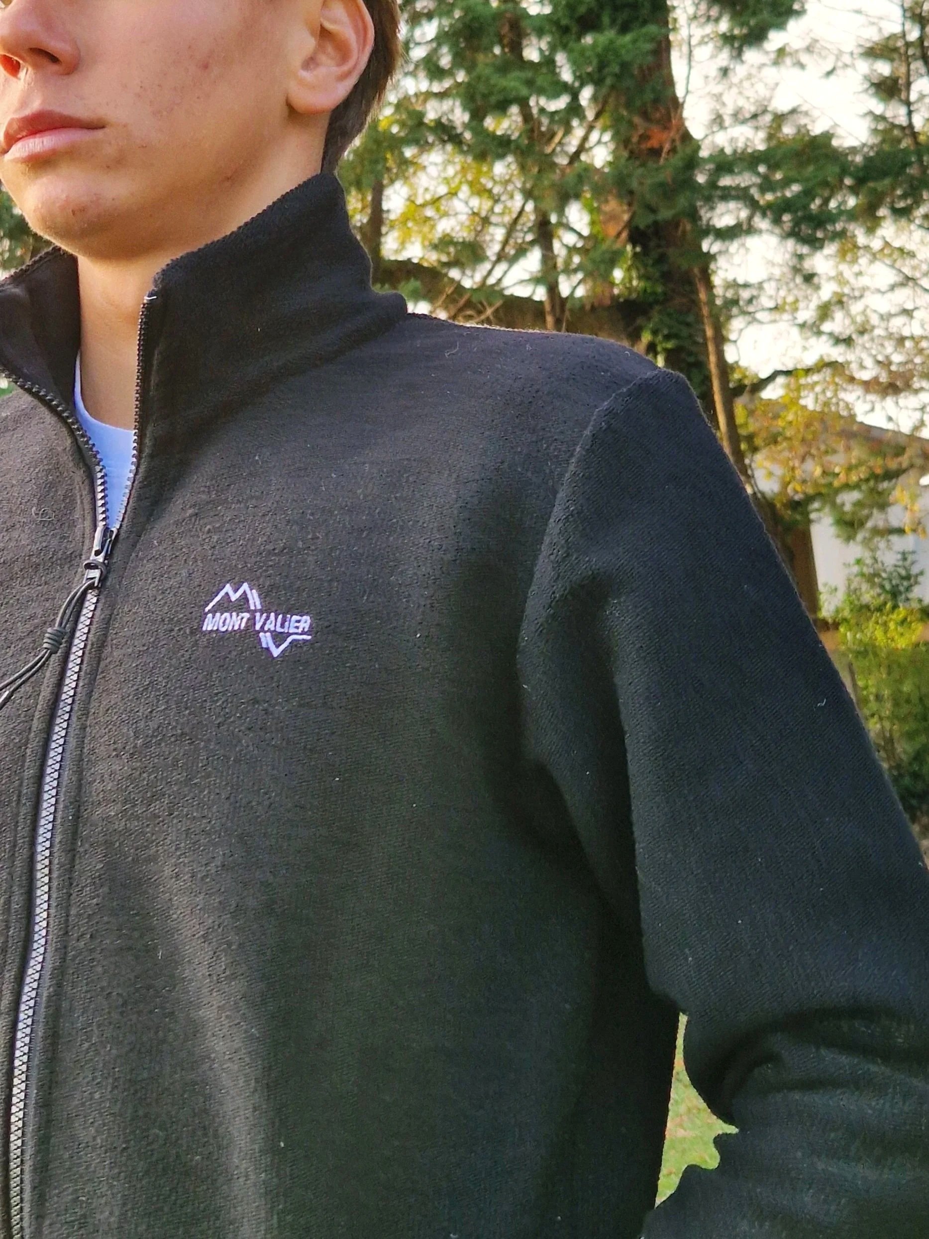 Veste BAREGES Noir en pure laine des Pyrenees