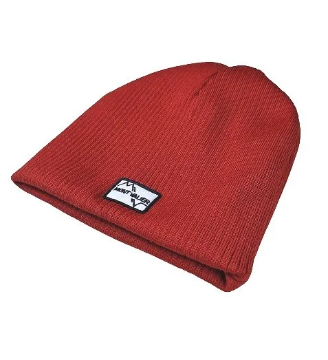 Bonnet rouge 100 % pure laine Fabriqué en France