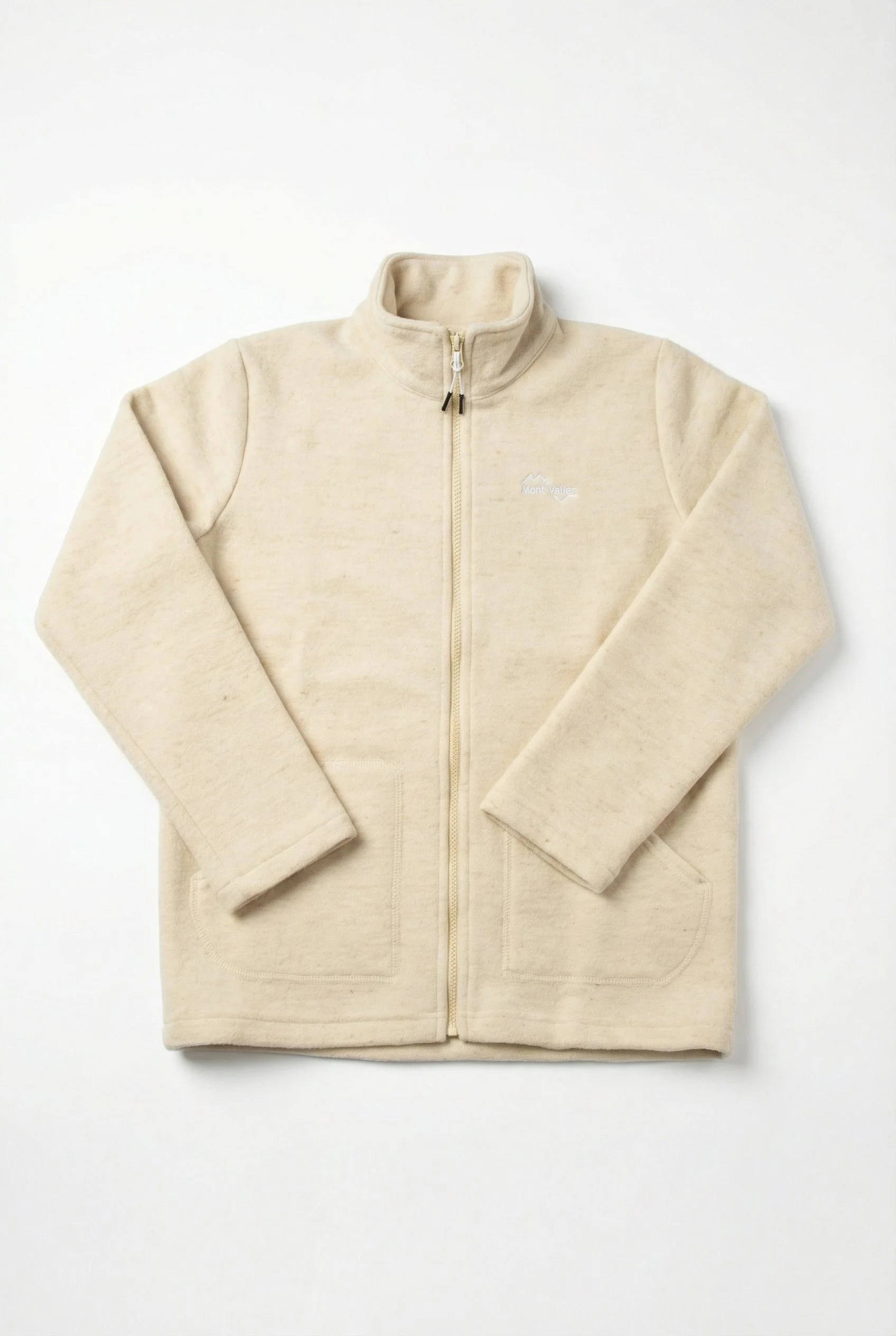 Veste BAREGES Ecru en pure laine des Pyrenees