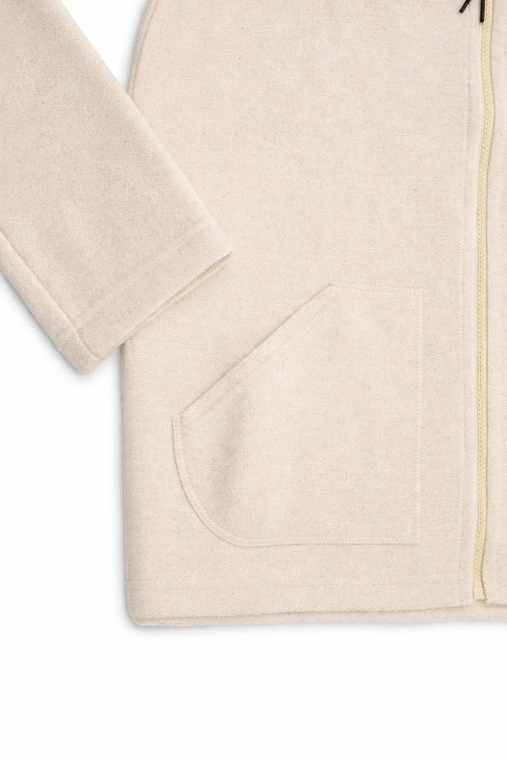 Veste BAREGES Ecru en pure laine des Pyrenees