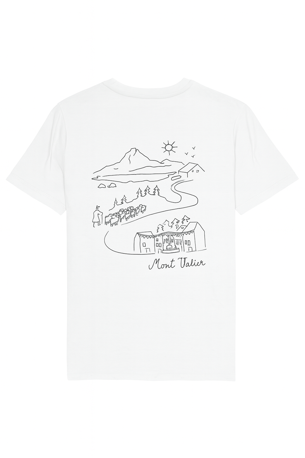 Tee-shirt mixte TRANSHUMANCE Blanc