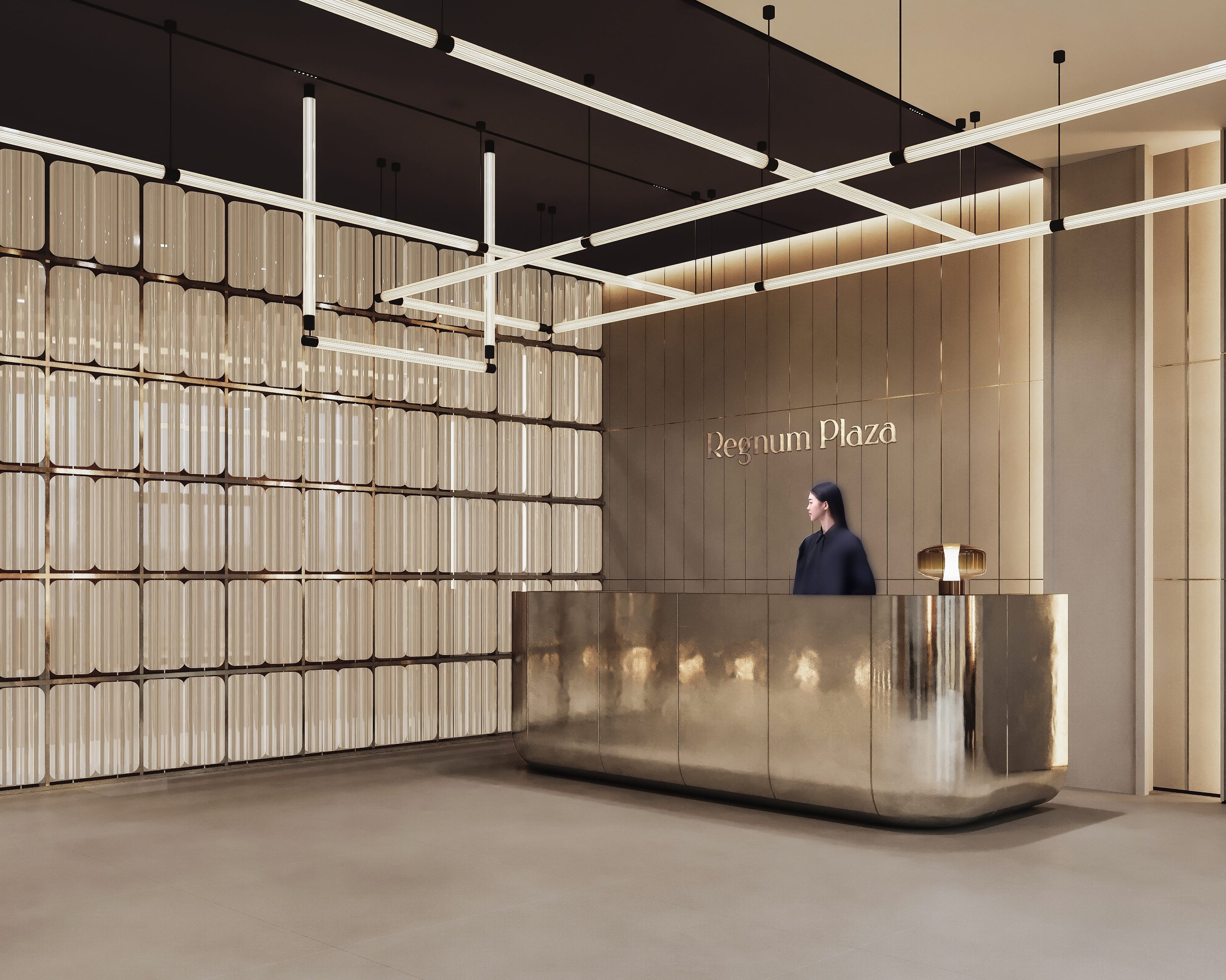 Regnum Plaza lobby interior designe