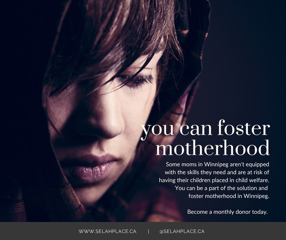 Foster motherhood in Winnipeg, today. To learn more go to selahplace.ca/donate.

&bull;

&bull;

&bull;
#selahplaceinc #winnipeg #donate #motherhood #foster #fostermotherhood #homeforhealing #winnipegnonprofit #ywg #fyp