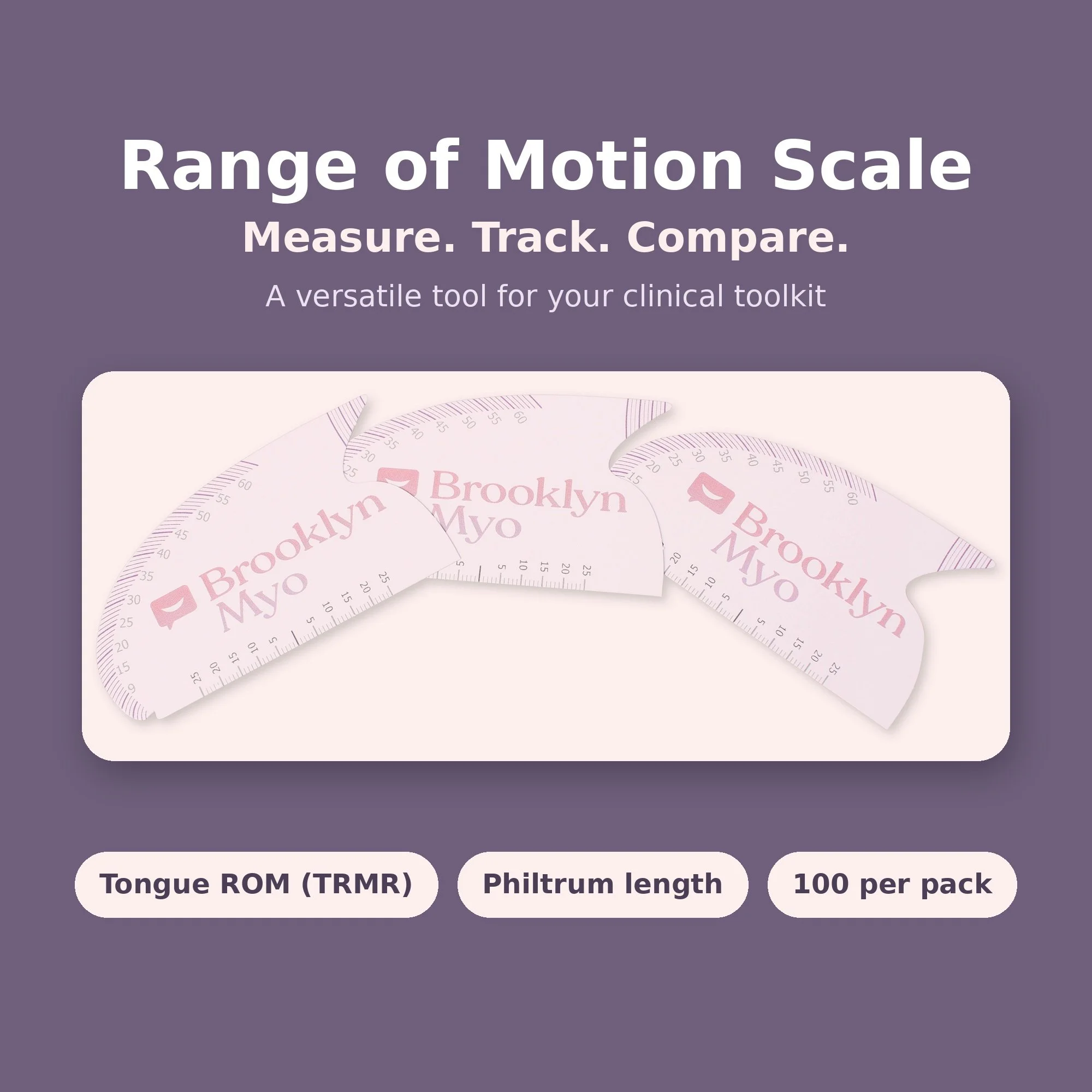 Range of Motion Scales (Pack of 100)