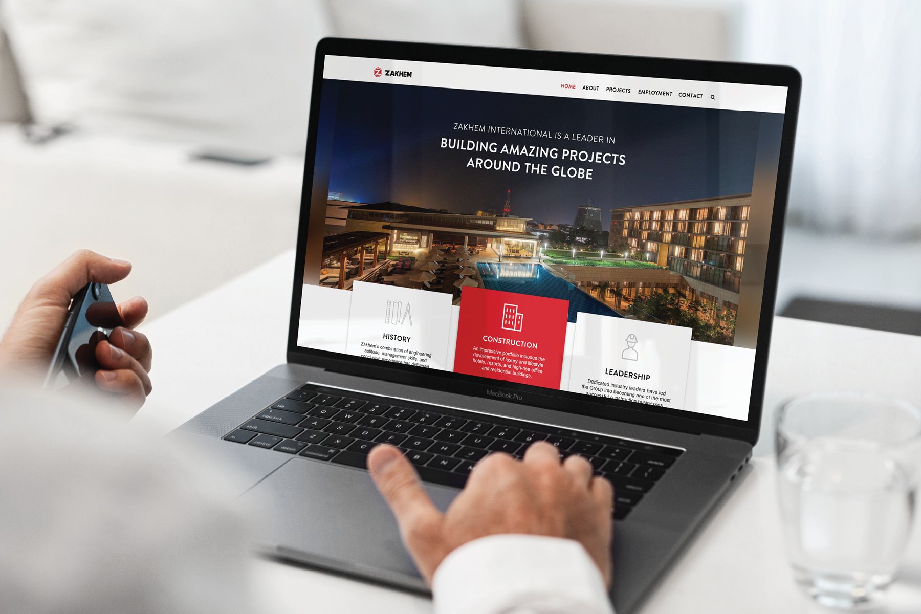 Zakhem.com Website Design & Development